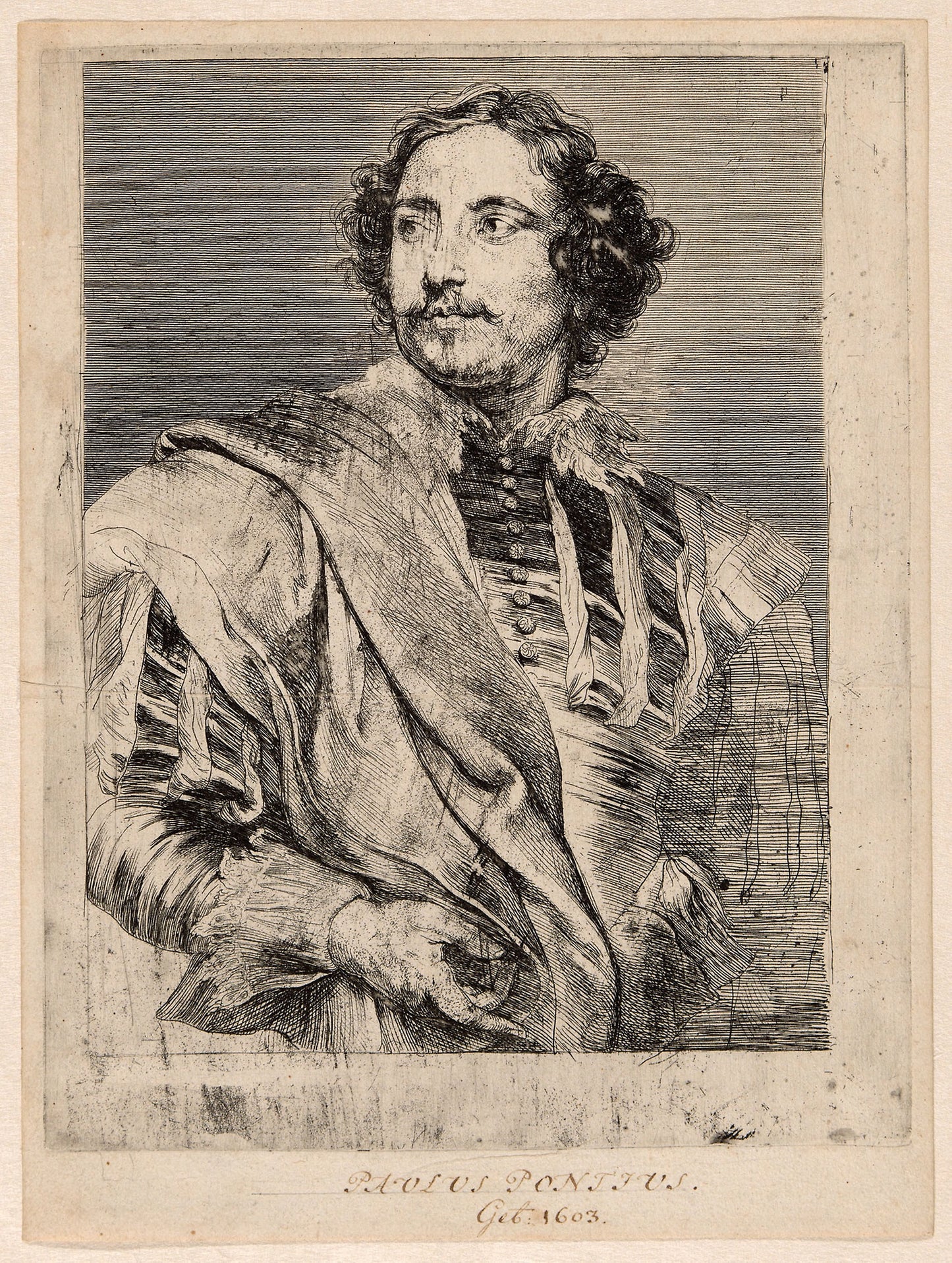 Paulus Pontius -  Anthony van Dyck,  Poster Print Wall Art