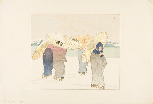 A Snowy Day: Helen Hyde,16x12"(A3) Poster