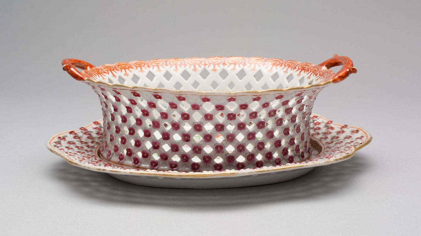 Basket and Stand -  China,  Poster Print Wall Art
