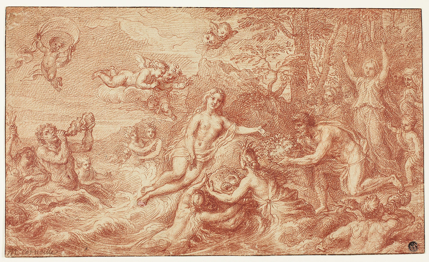 Birth of Venus -  Michel Ange Corneille,  Poster Print Wall Art