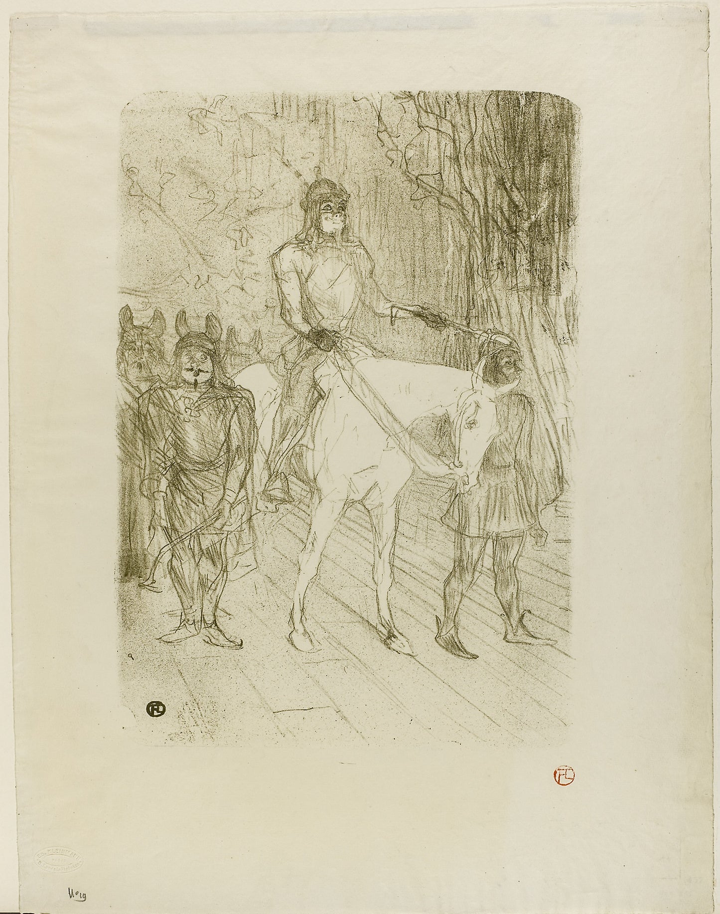 Brasseur's Entrance in Chilpéric: Henri de Toulouse-Lautrec,16x12"(A3) Poster
