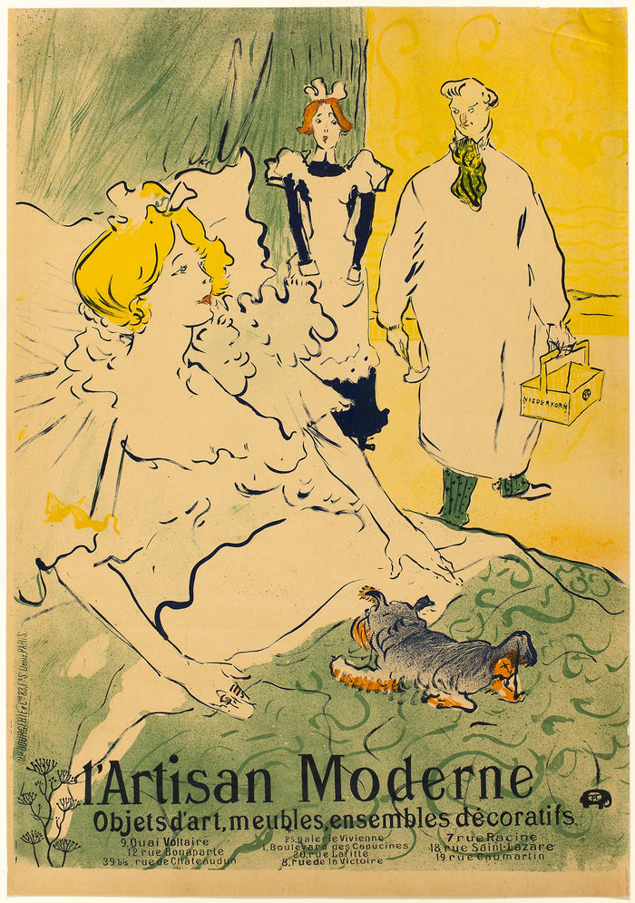 L'Artisan Moderne: Henri de Toulouse-Lautrec,16x12