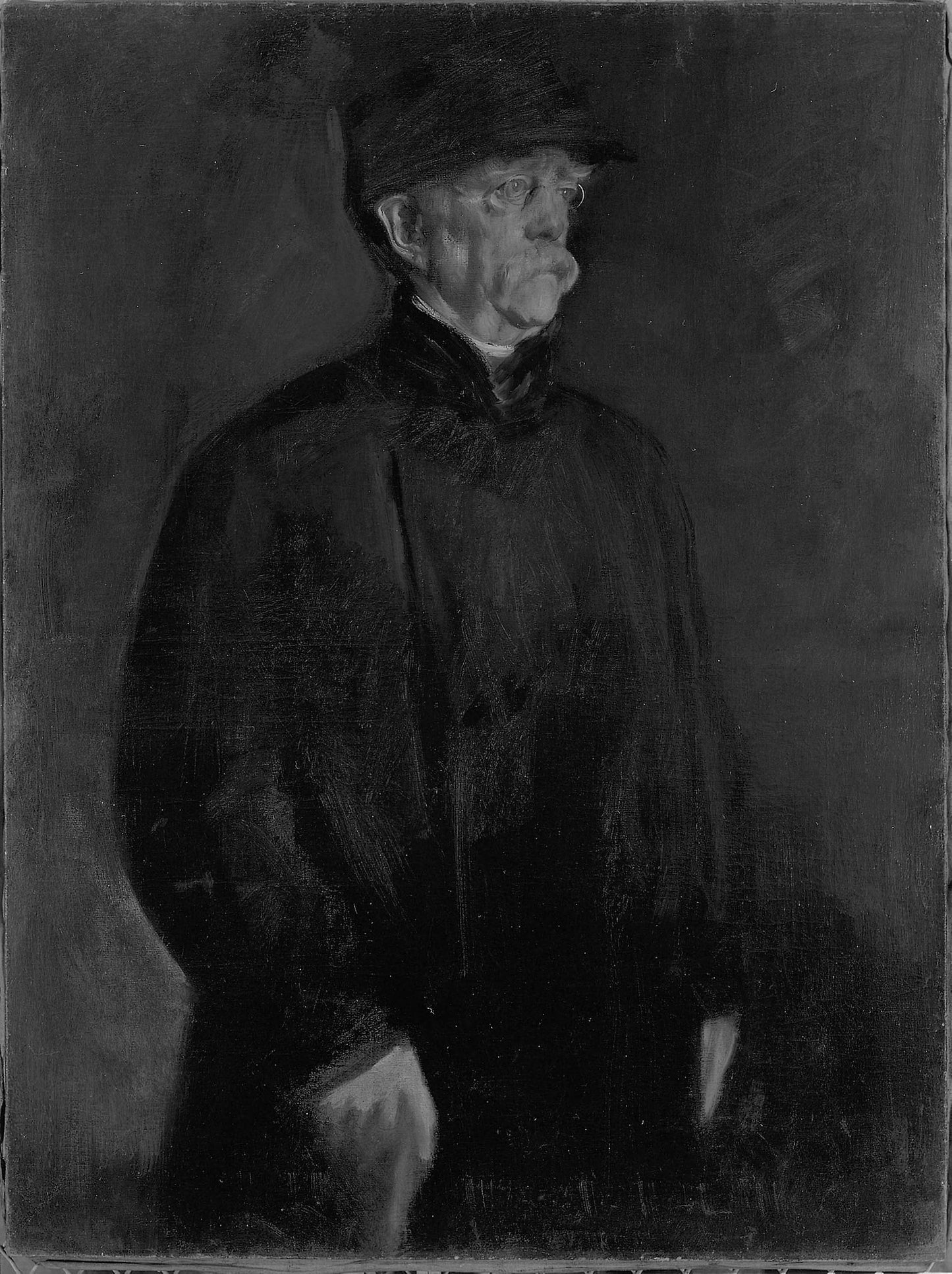 Prince Otto von Bismarck -  Franz Seraph von Lenbach,  Poster Print Wall Art