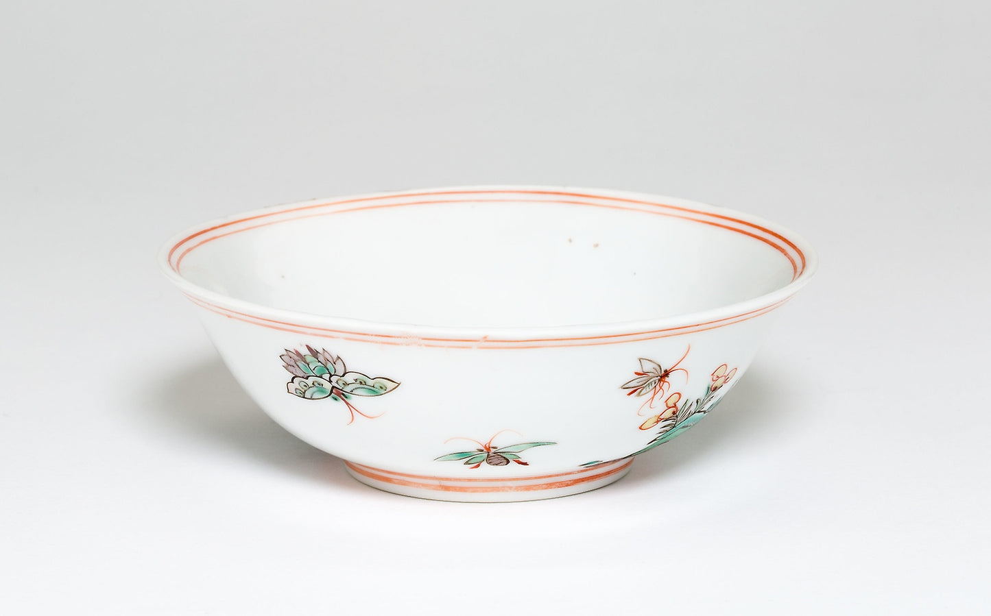 Bowl with Butterflies and Rocks -  China,  Poster Print Wall Art