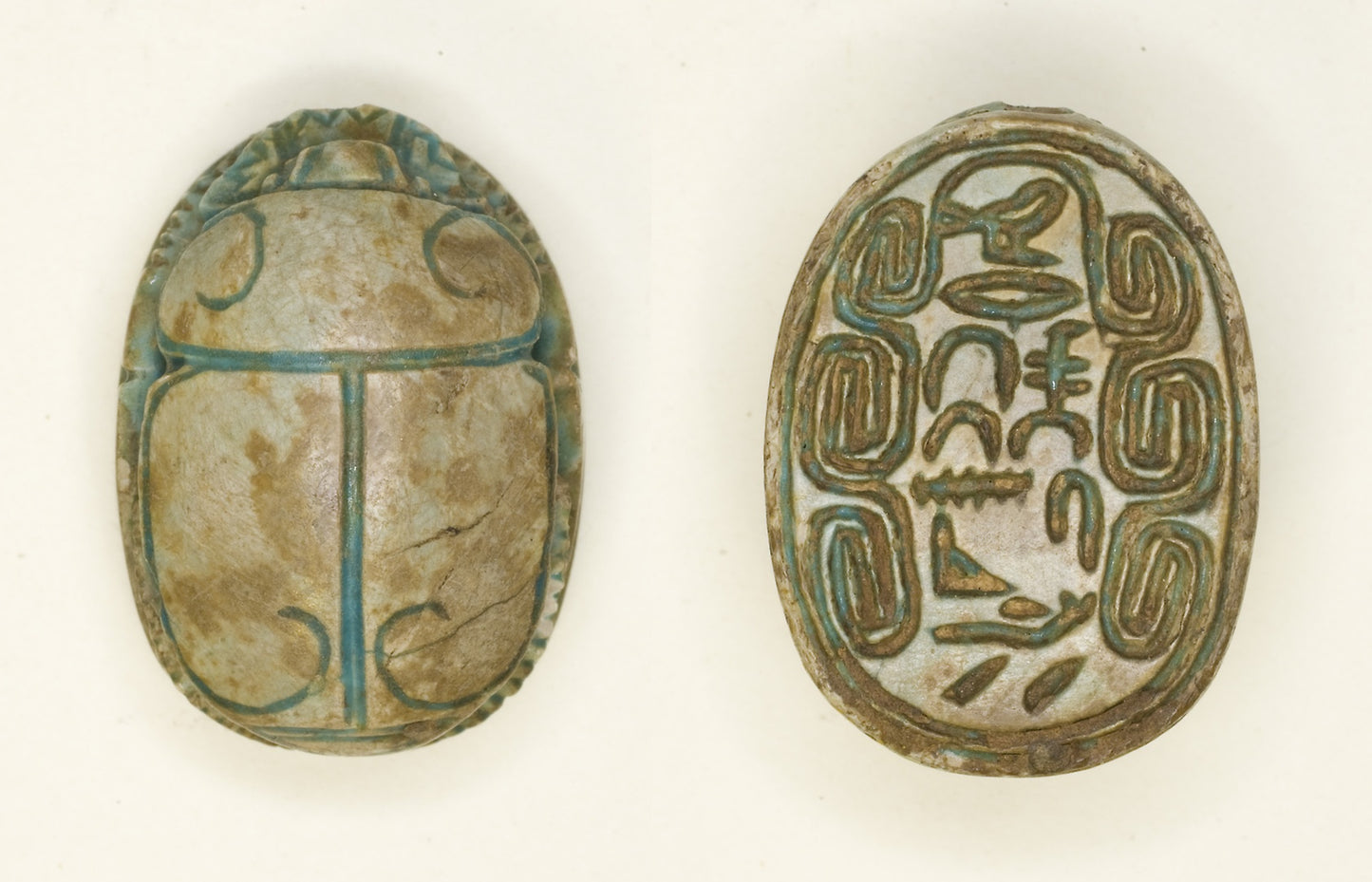 Scarab: Title (Greatest of the Tens of Upper Egypt) and Personal Name: Egyptian, Poster Print Wall Art