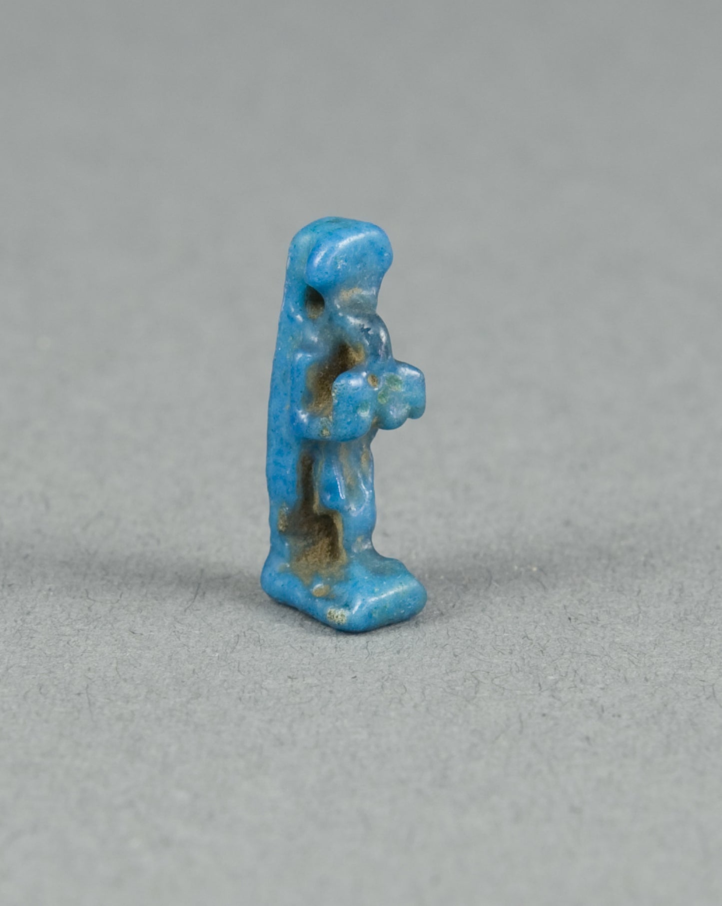 Amulet of the God Thoth Holding an Offering Table (?) -  Egyptian,  Poster Print Wall Art
