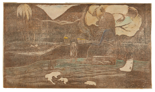Maruru (Offerings of Gratitude), from the Noa Noa Suite: Paul Gauguin,16x12"(A3) Poster
