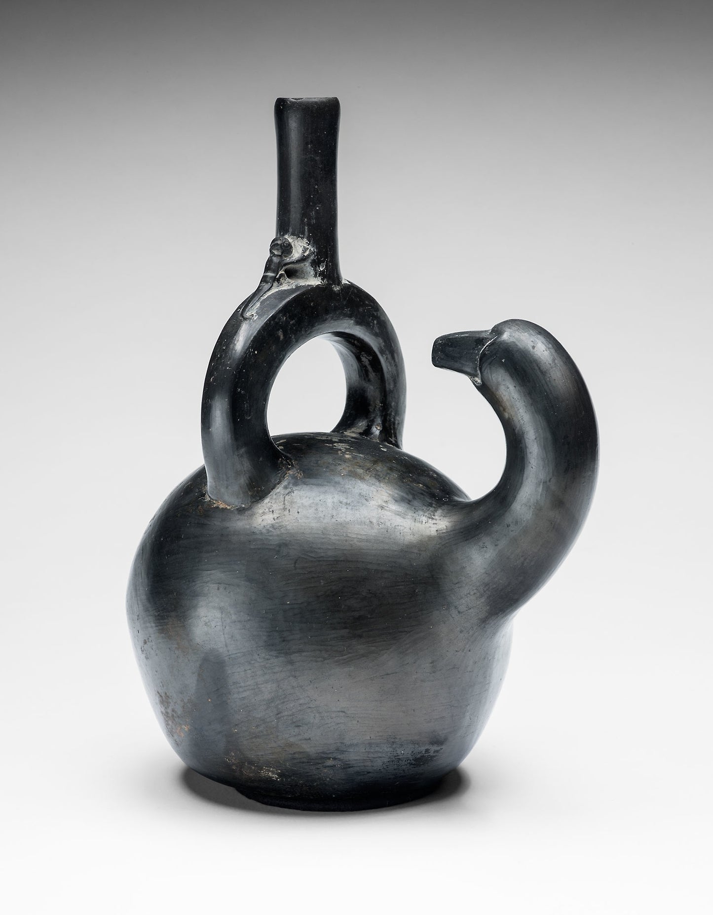 Vessel in the Form of a Gourd -  Chimú,  Poster Print Wall Art