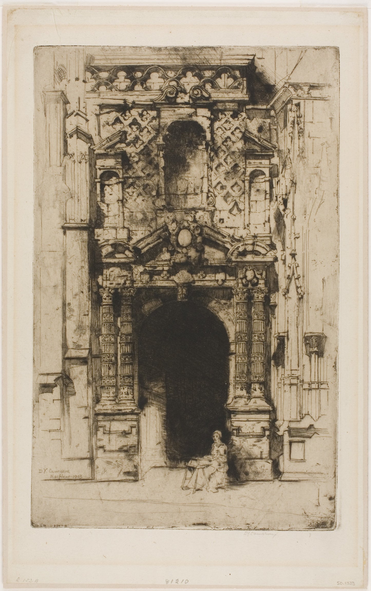 Harfleur -  David Young Cameron,  Poster Print Wall Art