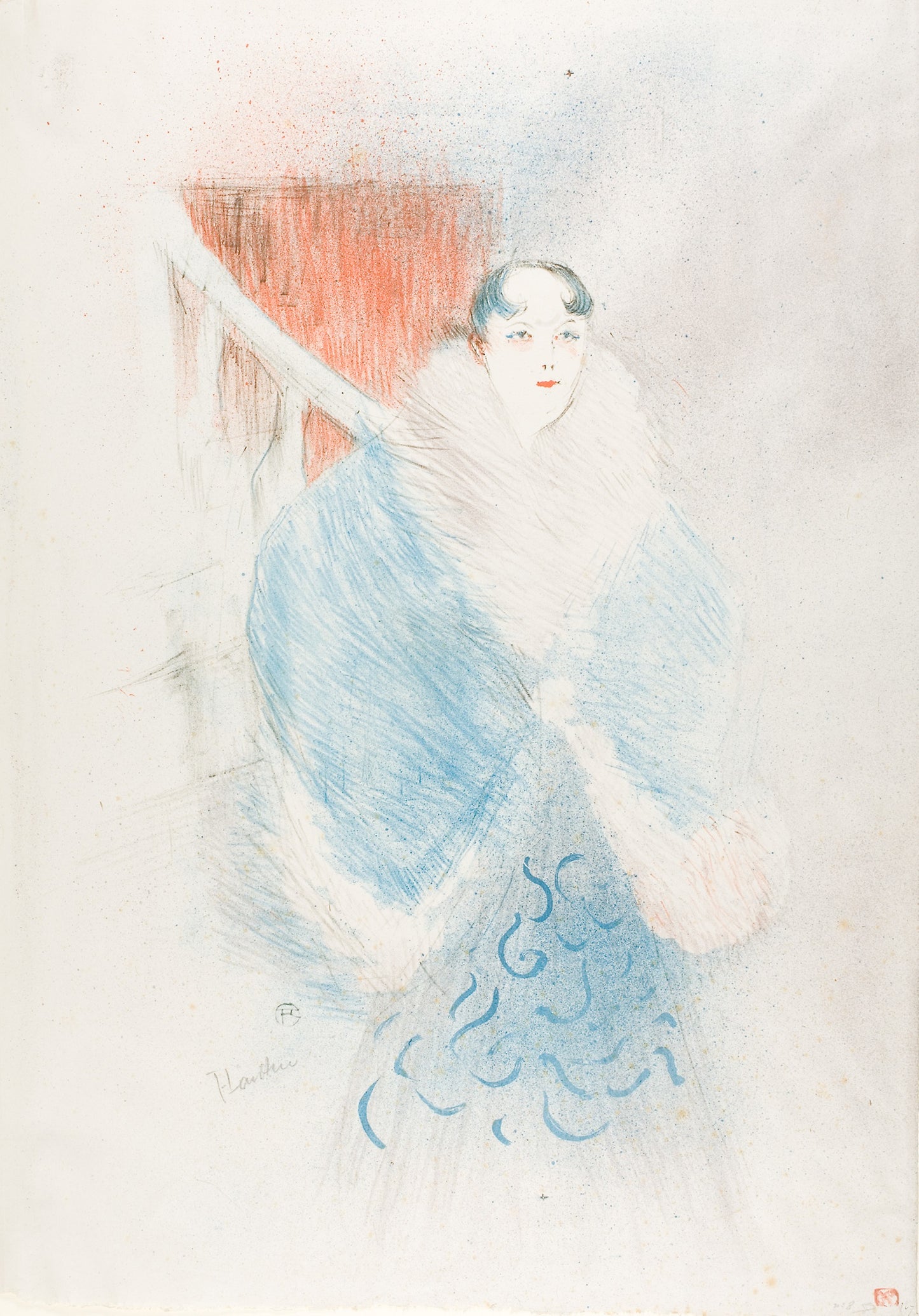 Elsa, called The Viennese -  Henri de Toulouse-Lautrec,  Poster Print Wall Art