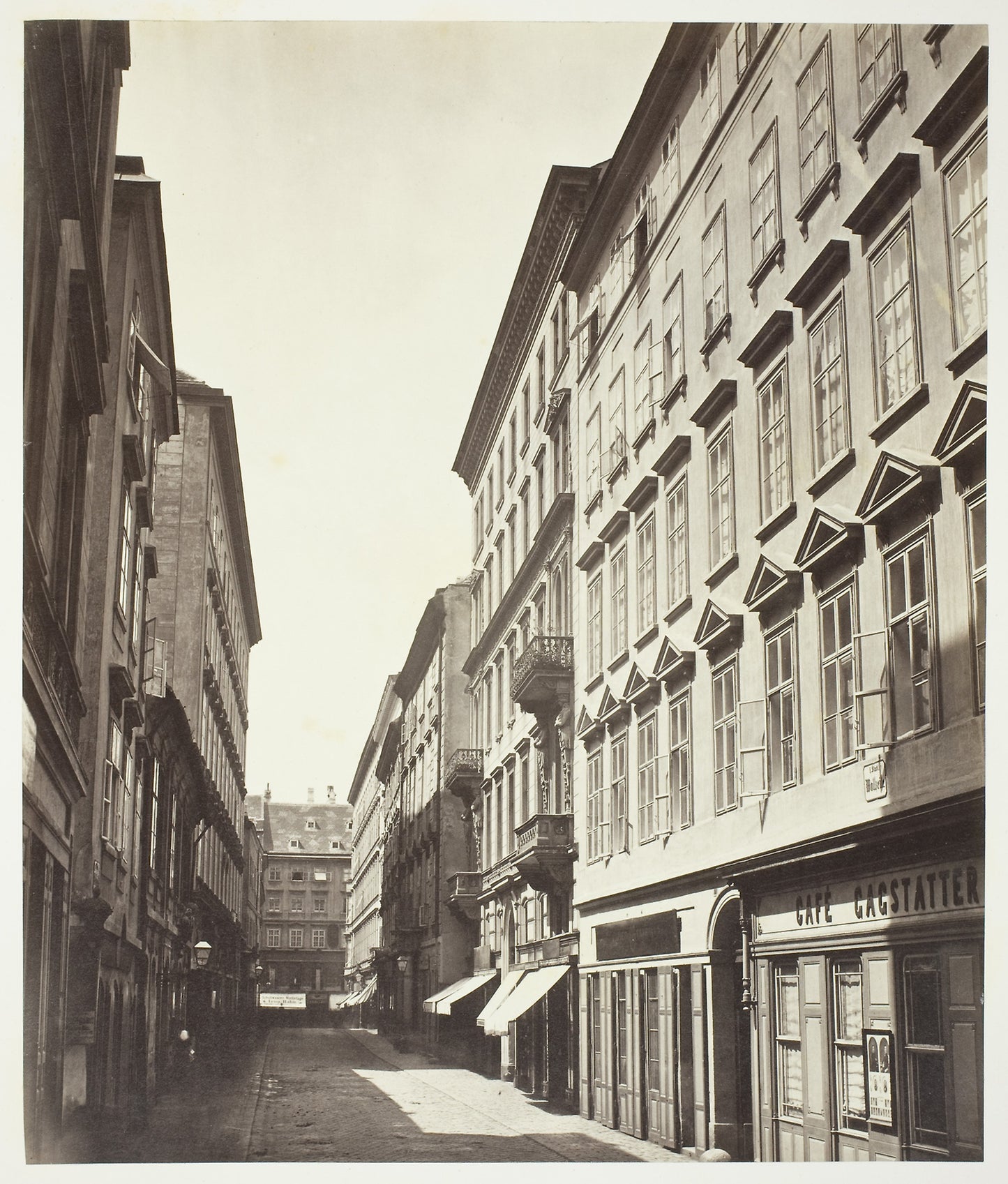 Wollzeile No. 9, Wohnhaus des Grafen Friedrich Fünfkirchen -  Artist unknown ,  Poster Print Wall Art