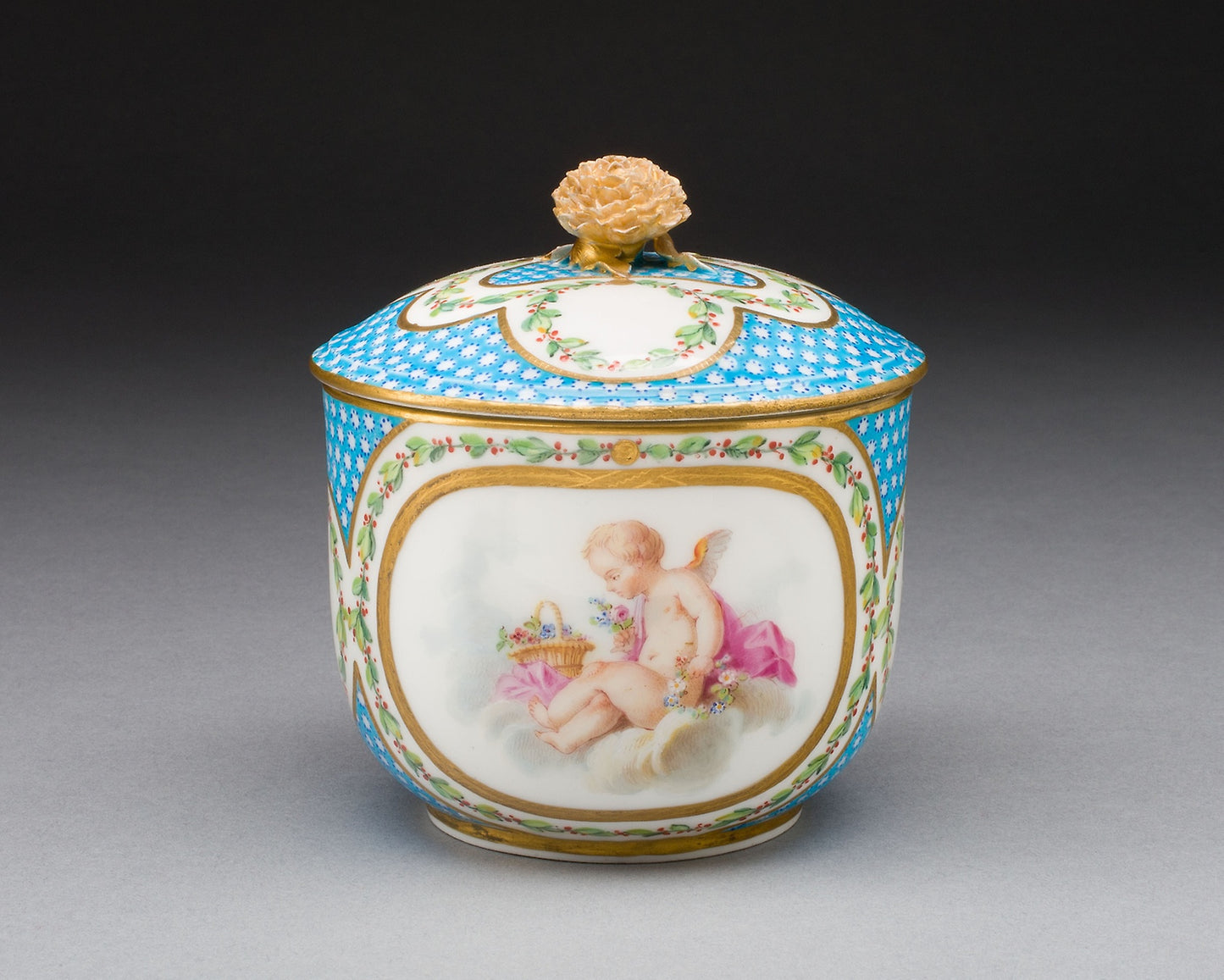 Sugar Bowl (from a tea service) -  Sèvres Porcelain Manufactory,  Poster Print Wall Art