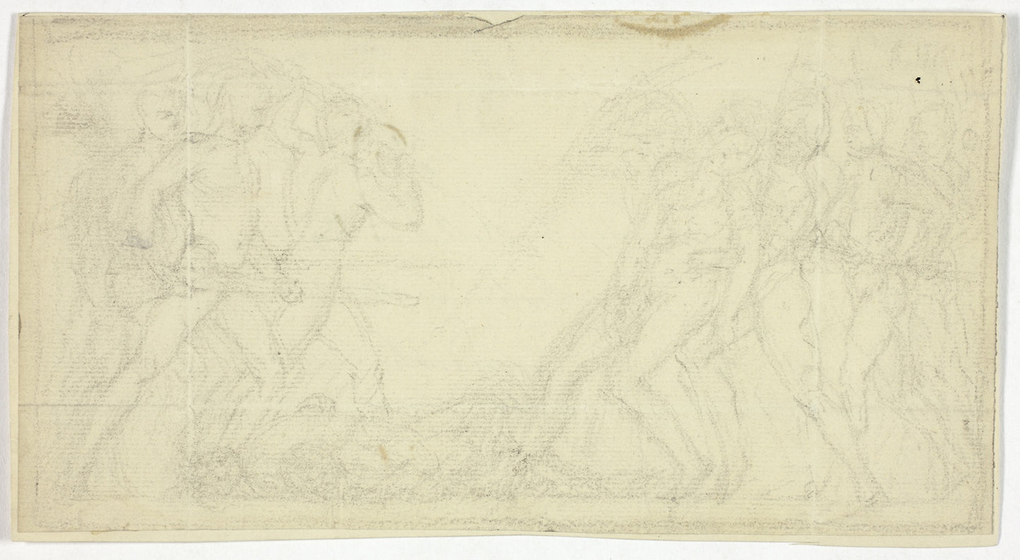 Frieze of Warriors -  Unknown Artist (British or French, 19th century),  Poster Print Wall Art