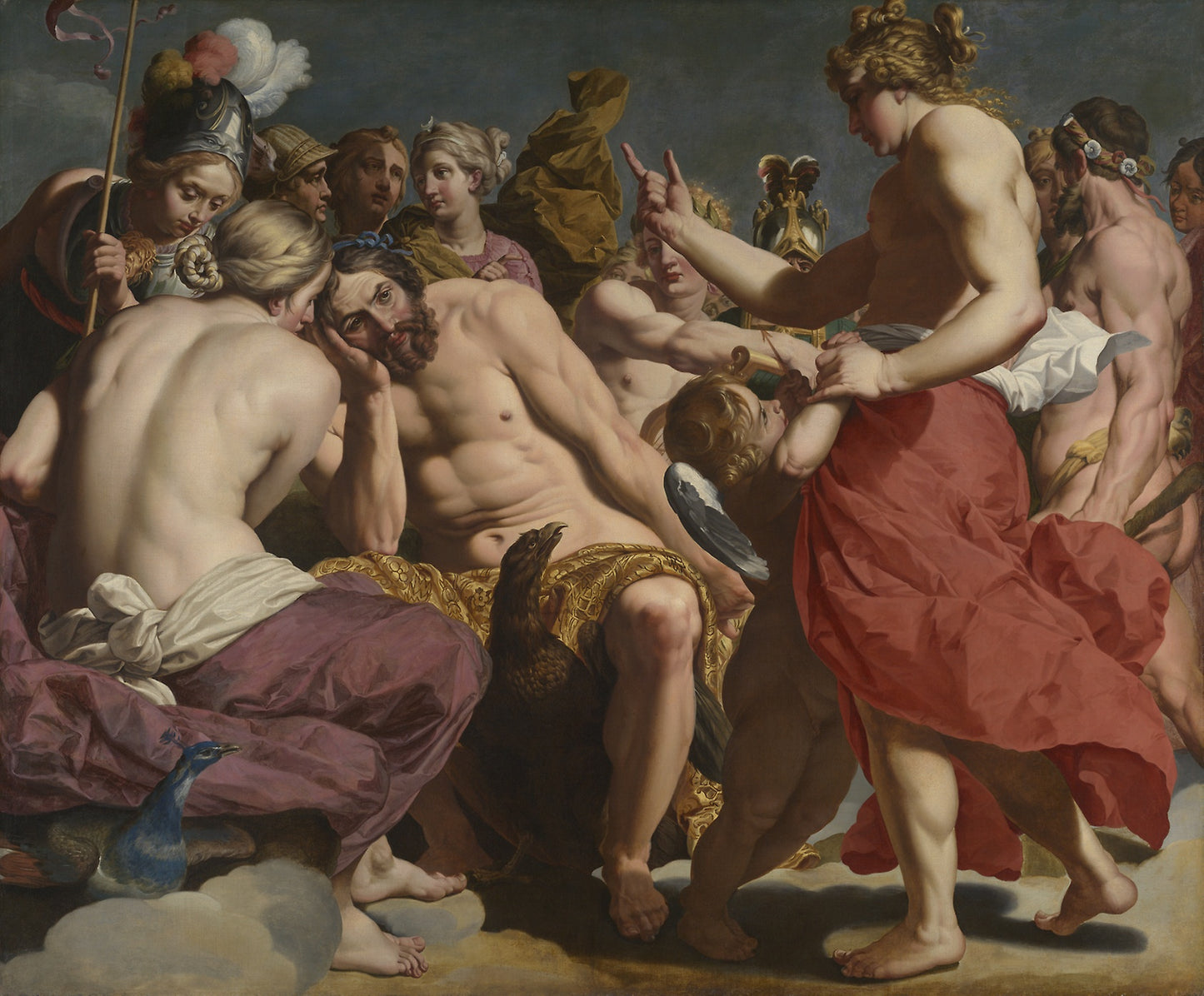 Jupiter Rebuked -  Venus -  Abraham Janssens,  Poster Print Wall Art