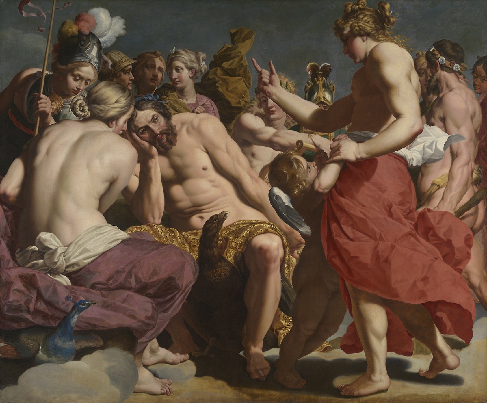 Jupiter Rebuked: Venus: Abraham Janssens,16x12"(A3) Poster