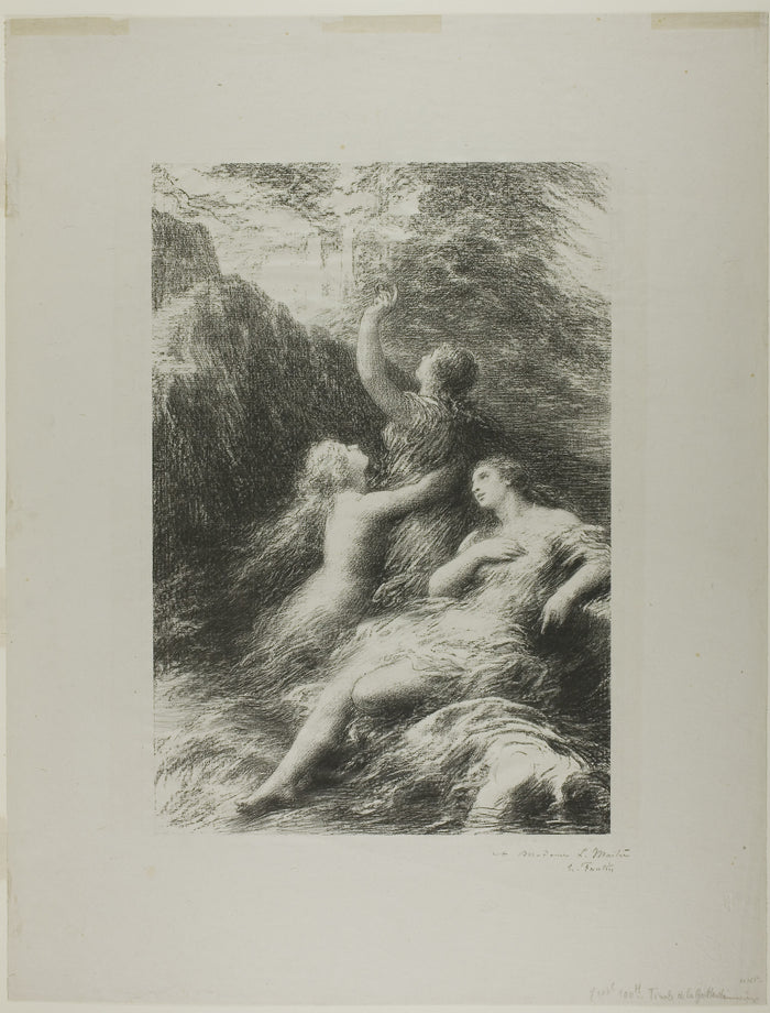 Finale to the Twilight of the Gods: Henri Fantin-Latour,16x12