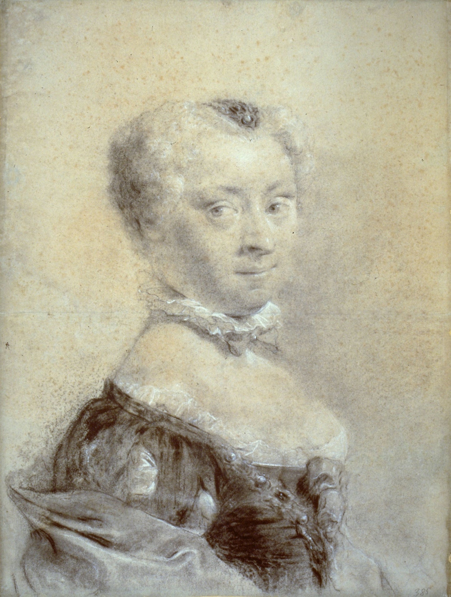 Portrait of Sophie Juliane von der Schulenburg -  Giovanni Battista Piazzetta,  Poster Print Wall Art