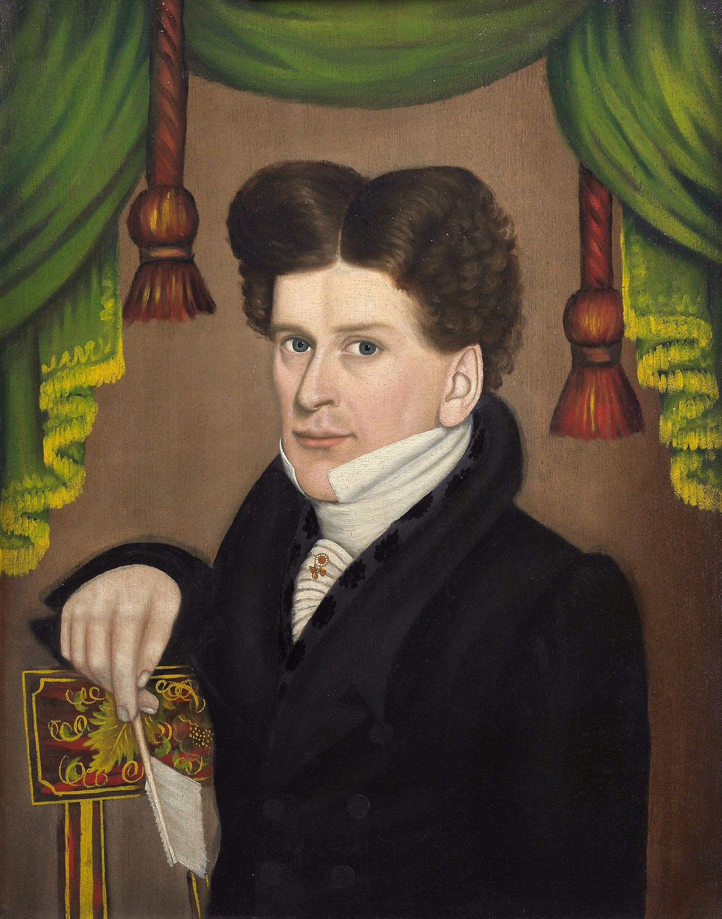 Man with a Pen -  Jonas Welch Holman ,  Poster Print Wall Art