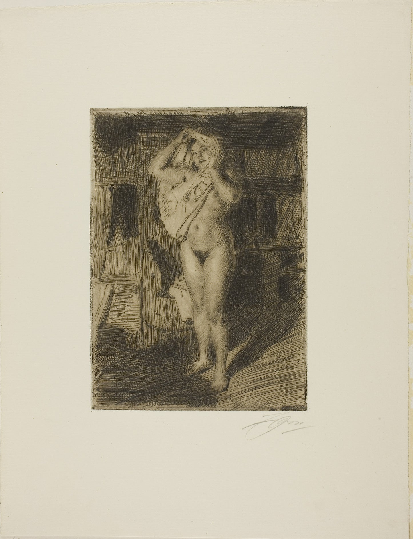 Berserk -  Anders Zorn,  Poster Print Wall Art