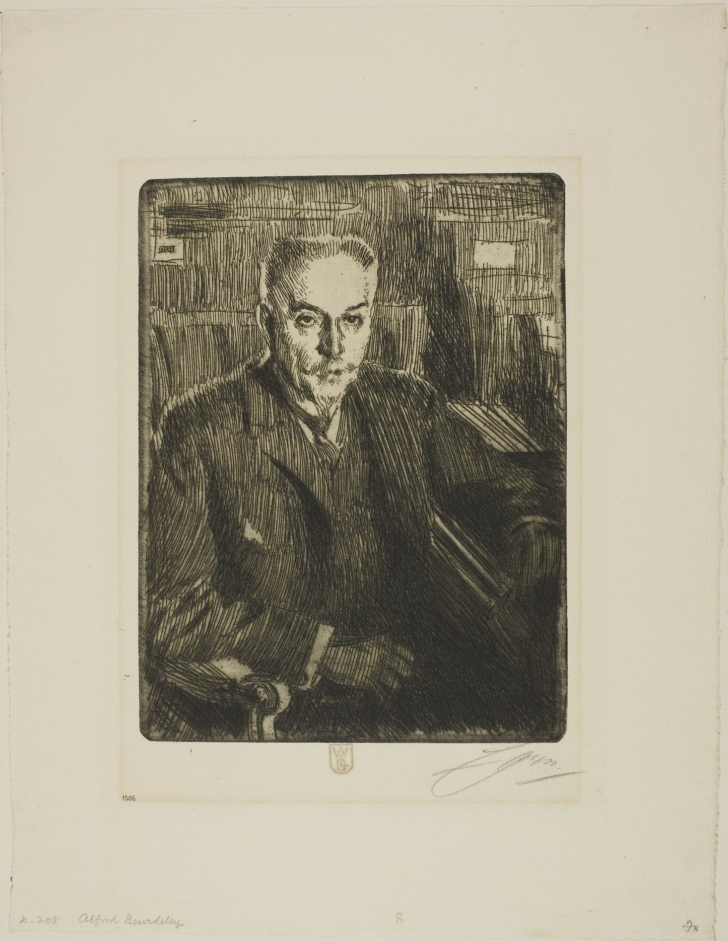 Alfred Beurdeley -  Anders Zorn,  Poster Print Wall Art