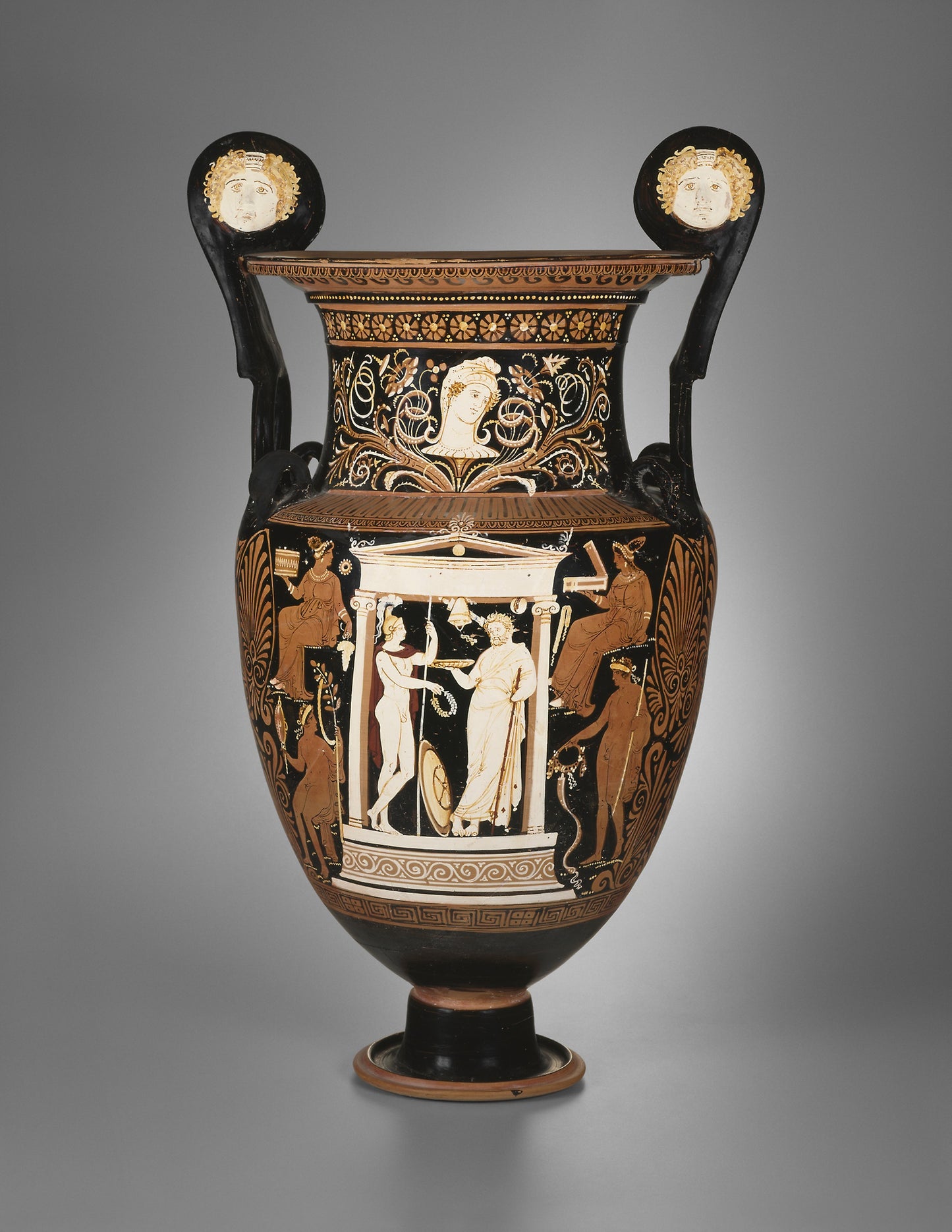 Volute Krater (Mixing Bowl) -  Greek; Apulia, Italy,  Poster Print Wall Art