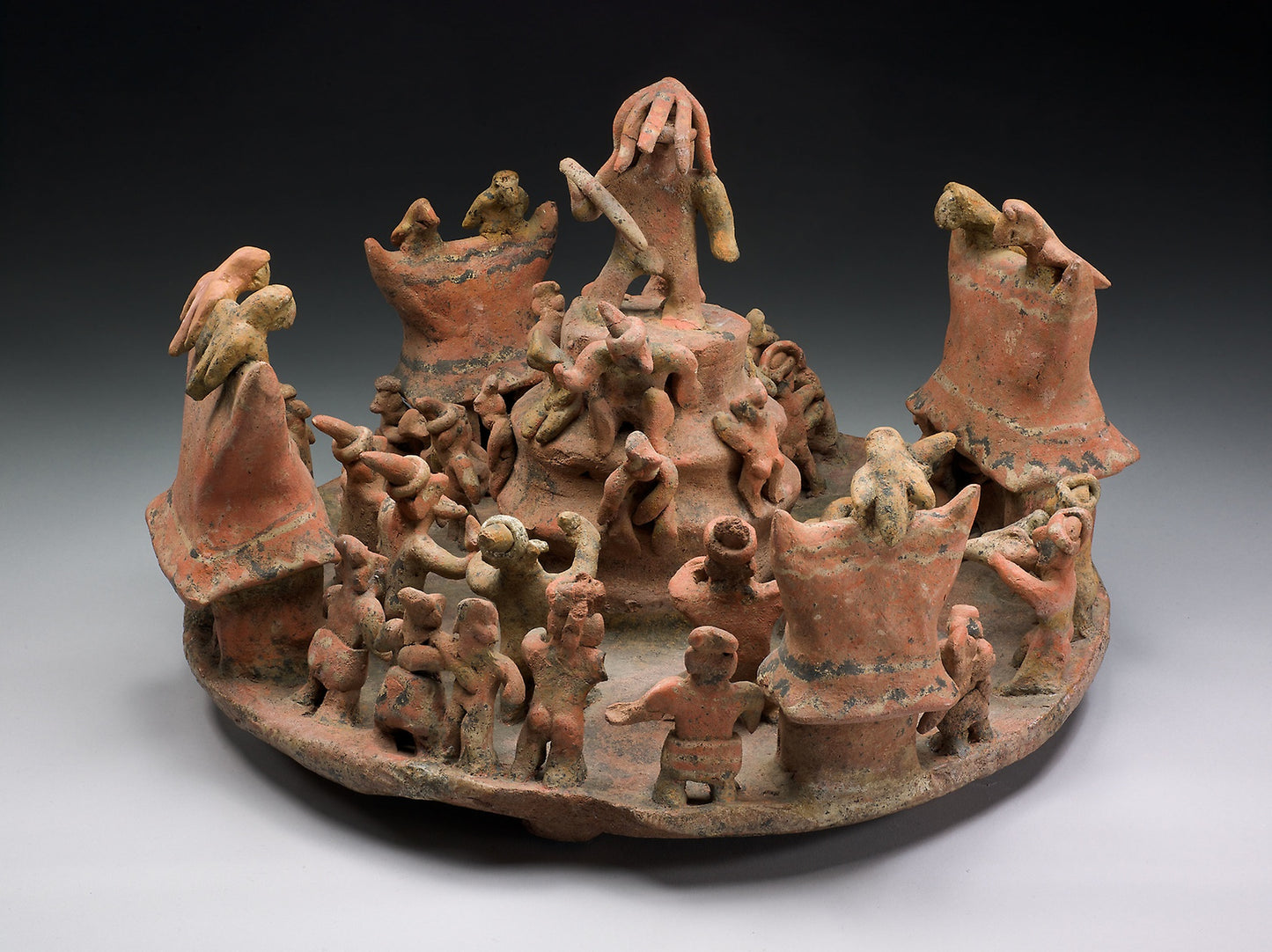 Model Depicting a Ritual Center -  Nayarit,  Poster Print Wall Art