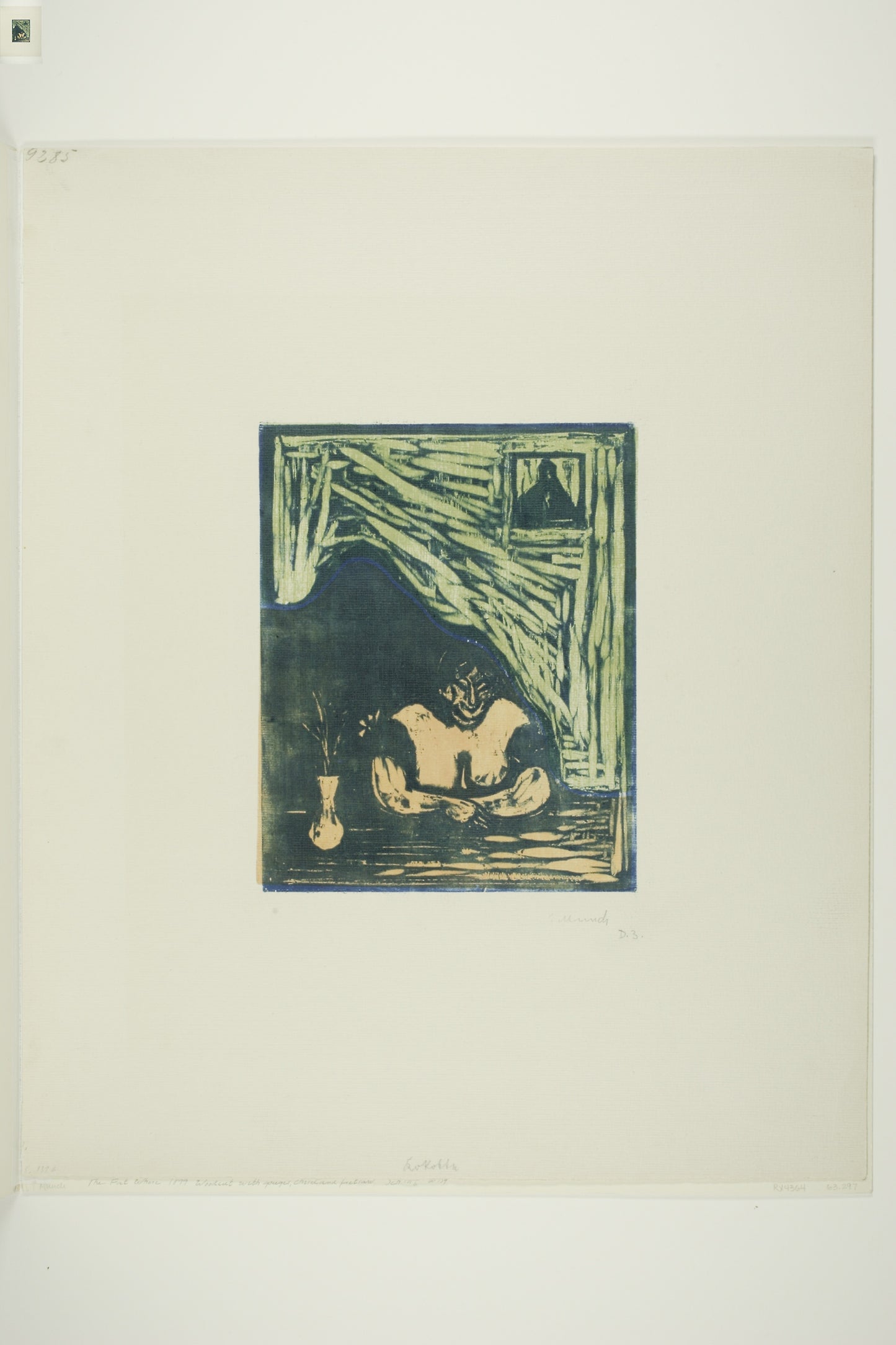 The Fat Whore -  Edvard Munch,  Poster Print Wall Art