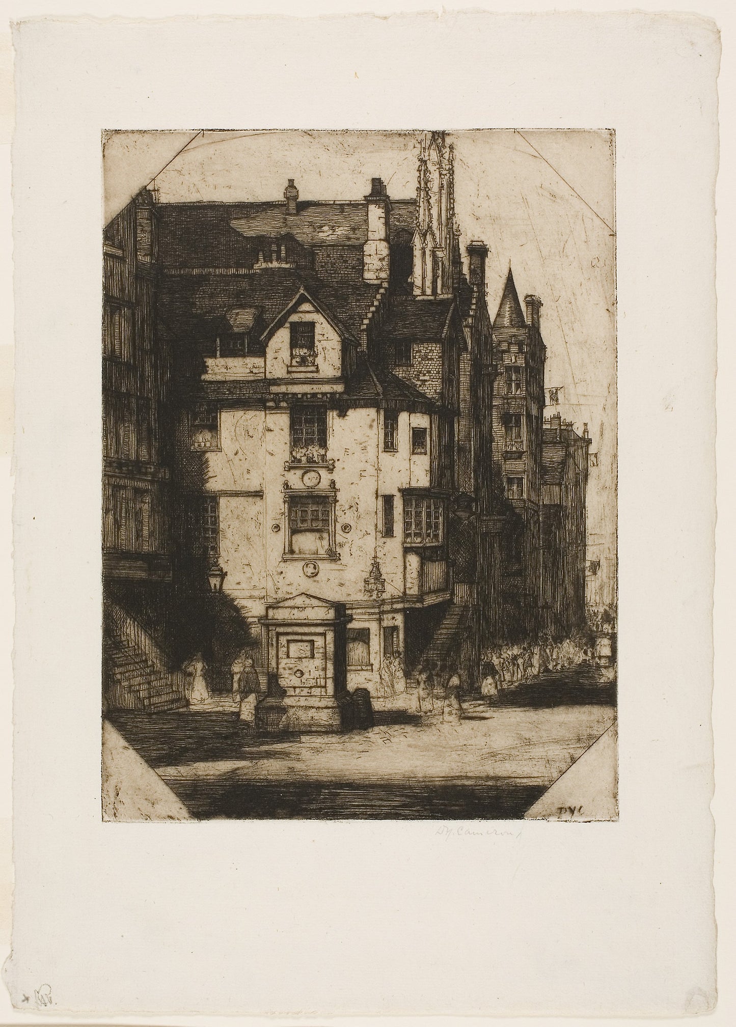 John Knox's House -  David Young Cameron,  Poster Print Wall Art