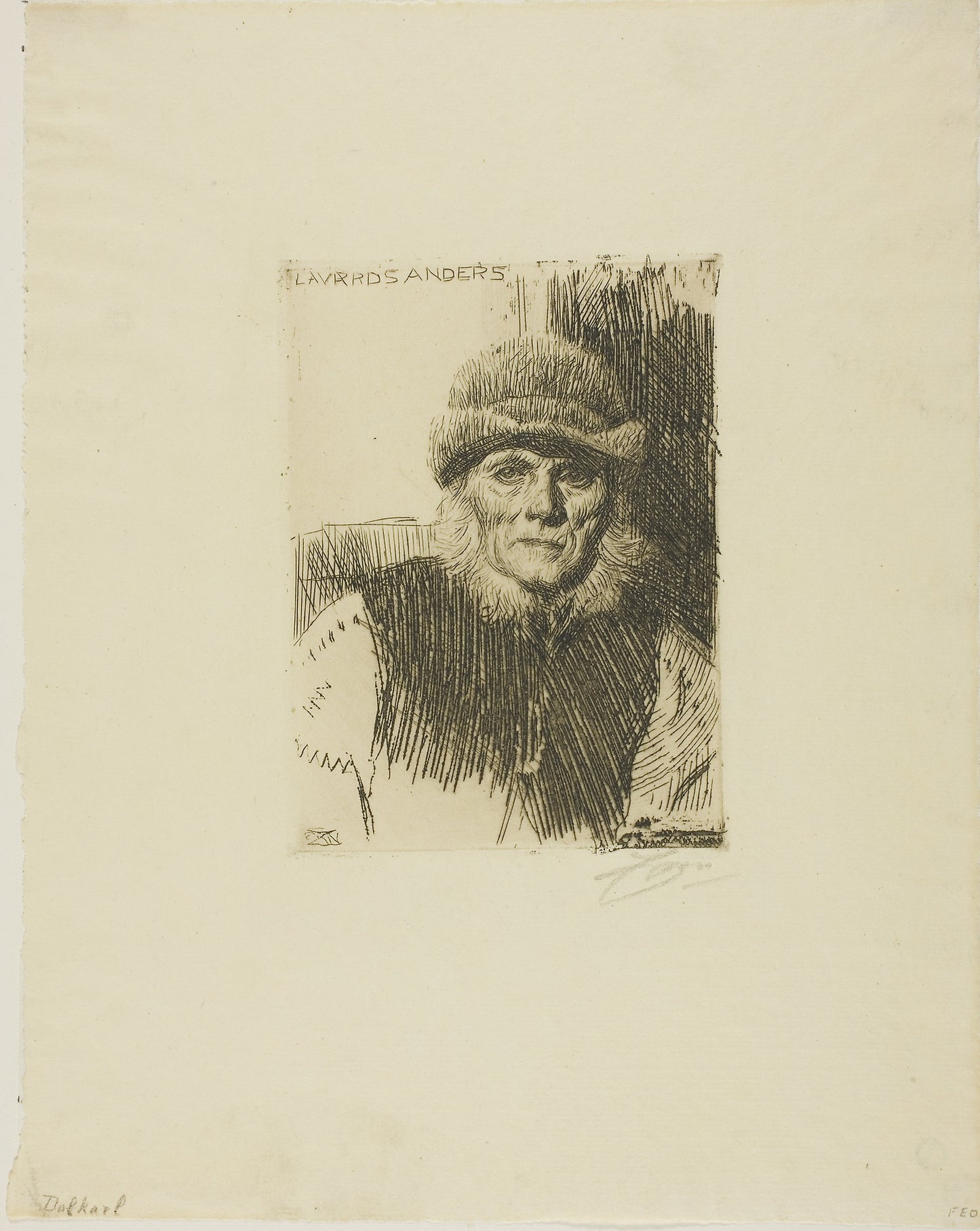 Dalecarlian Peasant (Lavards Anders) -  Anders Zorn,  Poster Print Wall Art