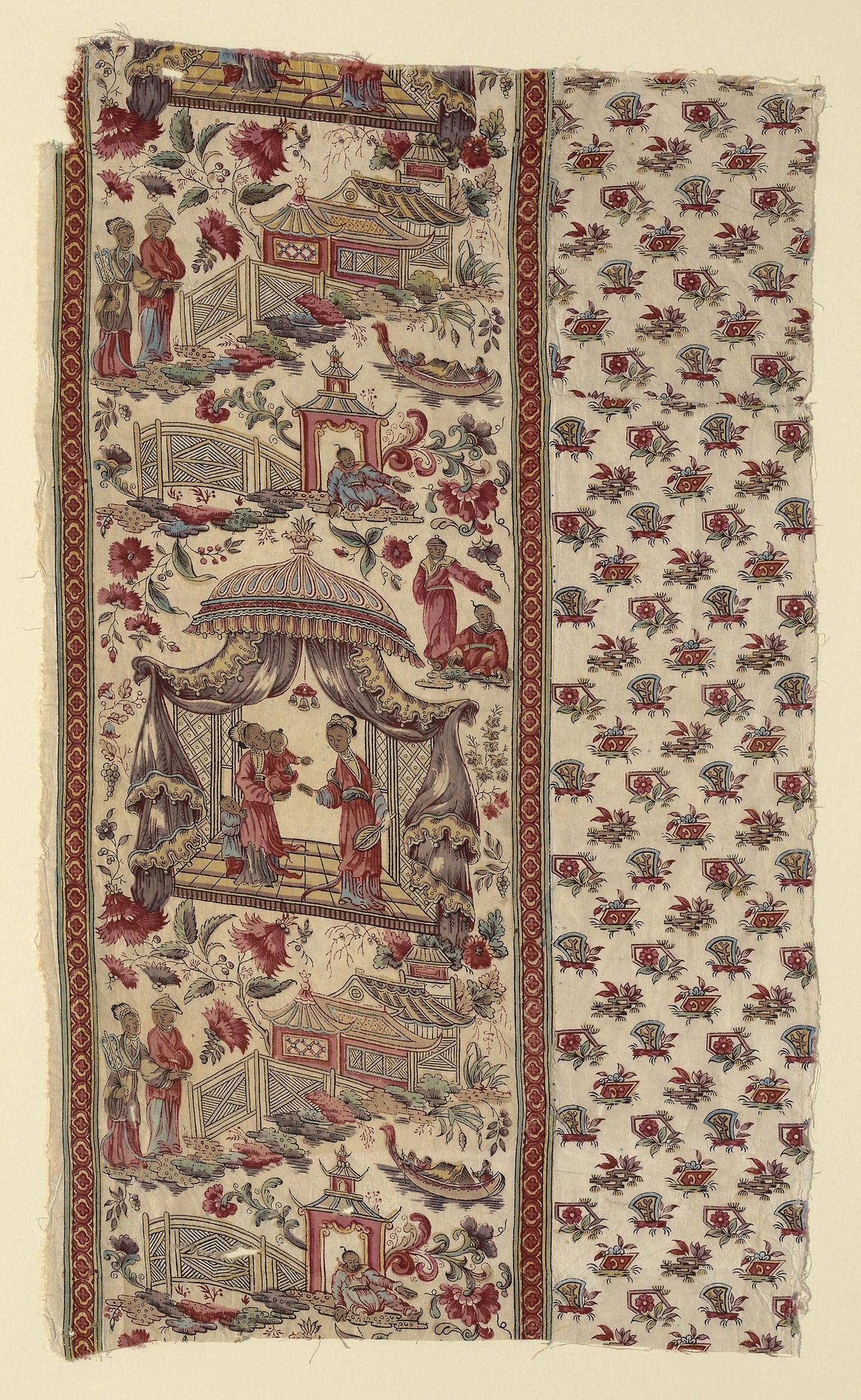 Fragment (Furnishing Fabric) -  Designed -  J.J. Pearman (English, active c. 1900-1925),  Poster Print Wall Art
