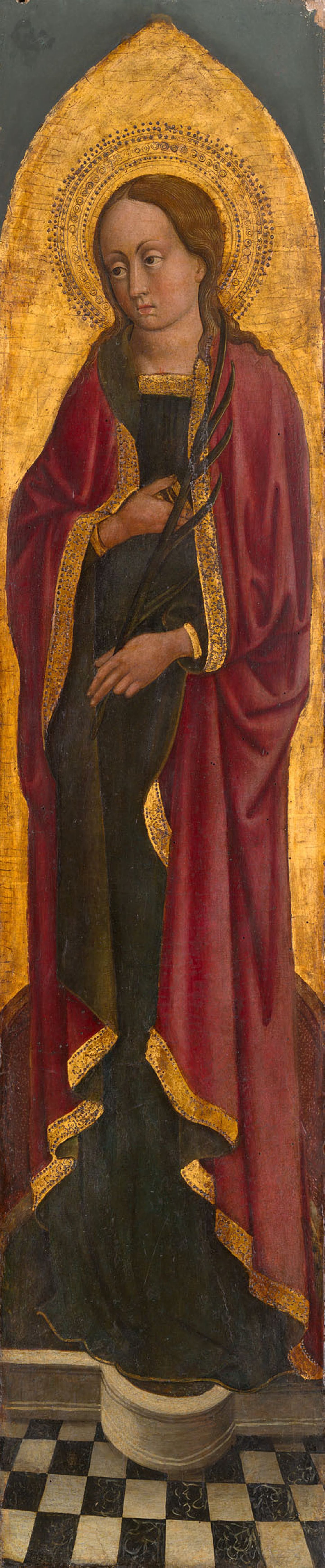 Saint Giustina of Padua from an Augustinian altarpiece -  Italian, Venice,  Poster Print Wall Art