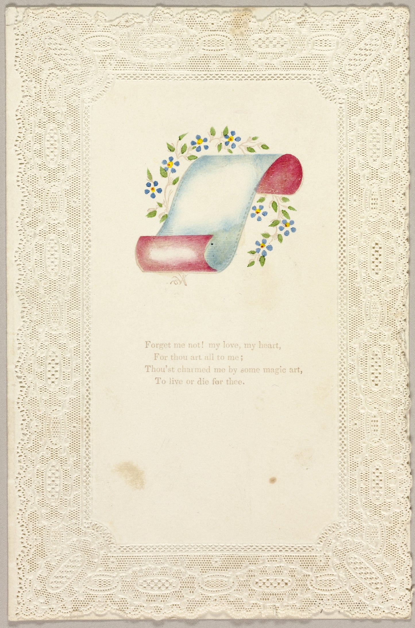 Forget Me Not! (valentine) -  Unknown Artist,  Poster Print Wall Art