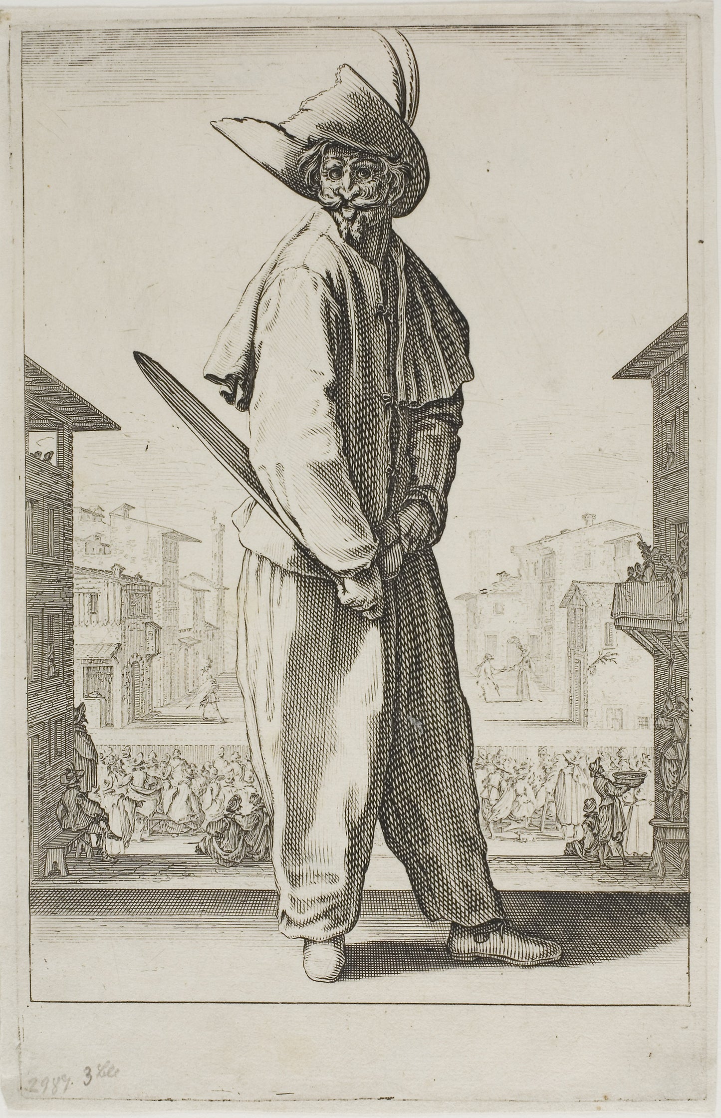 The Walk -  the Water, from Various Scenes Designed in Florence -  Jacques Callot,  Poster Print Wall Art