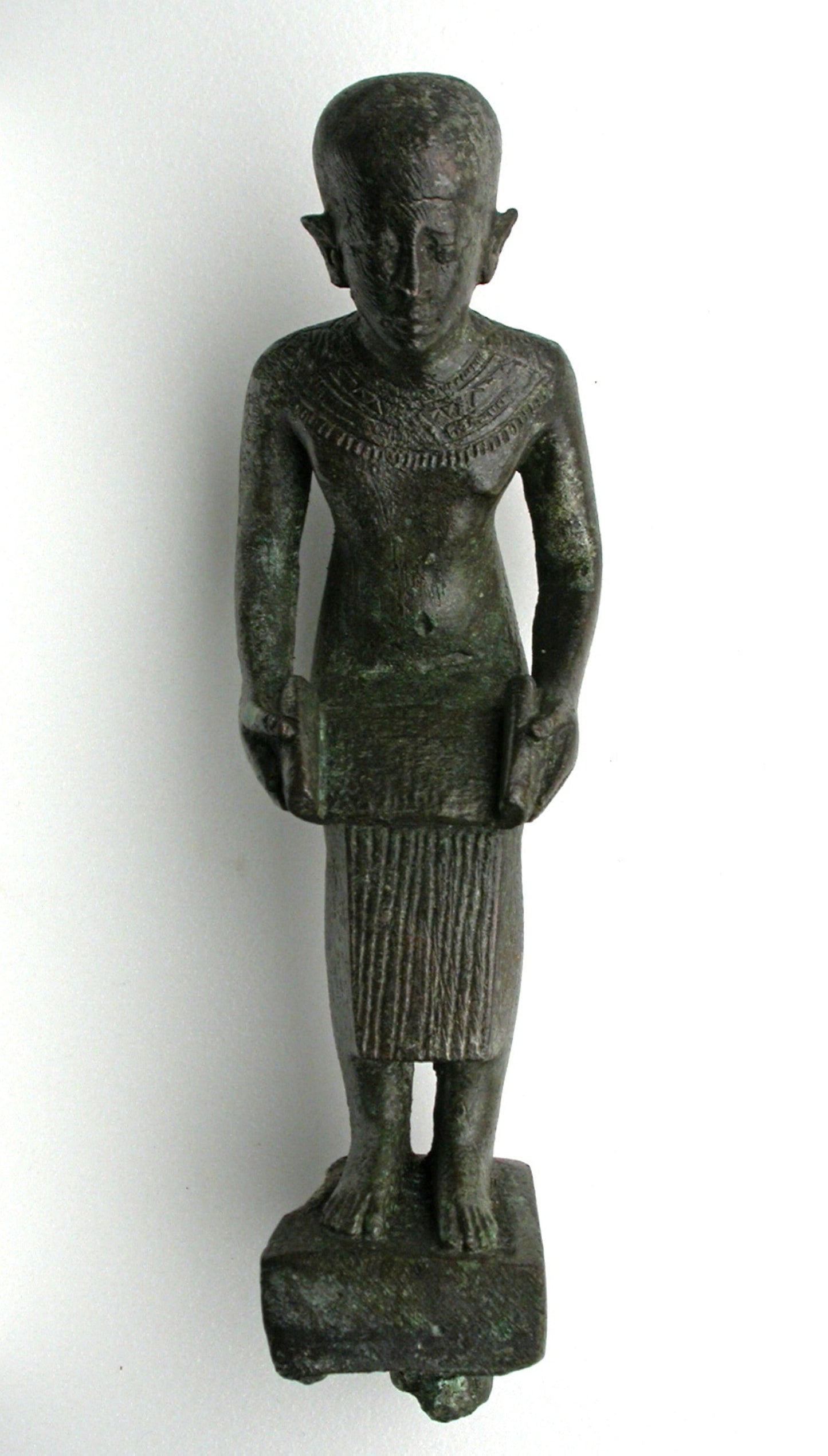 Statuette of the God Imhotep -  Egyptian,  Poster Print Wall Art