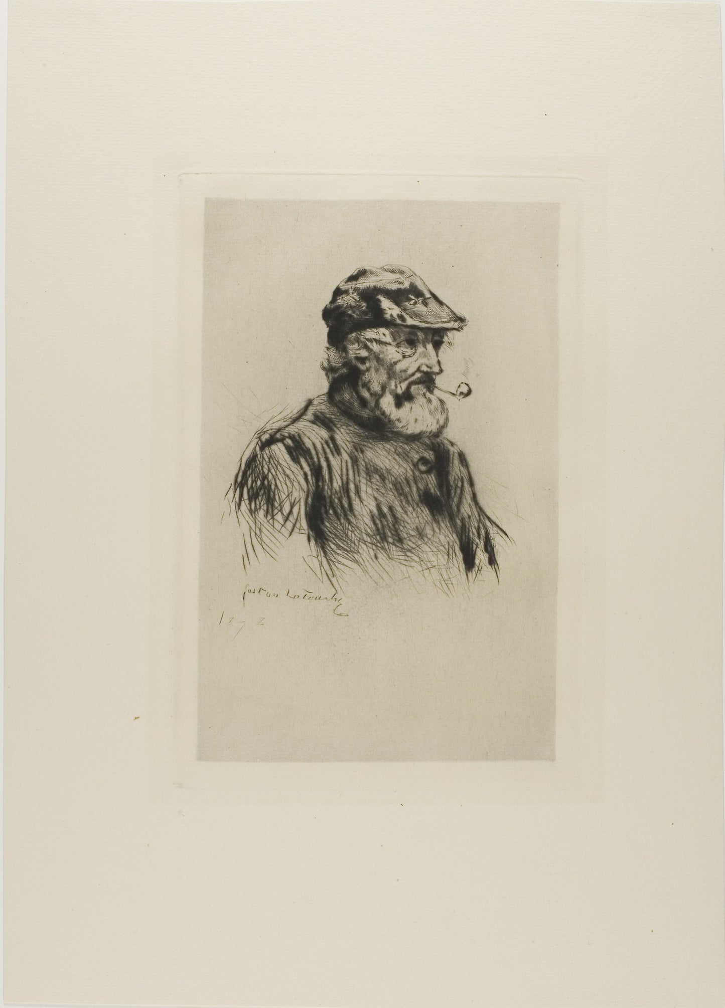 Portrait of an Old Fisherman -  Gaston La Touche,  Poster Print Wall Art