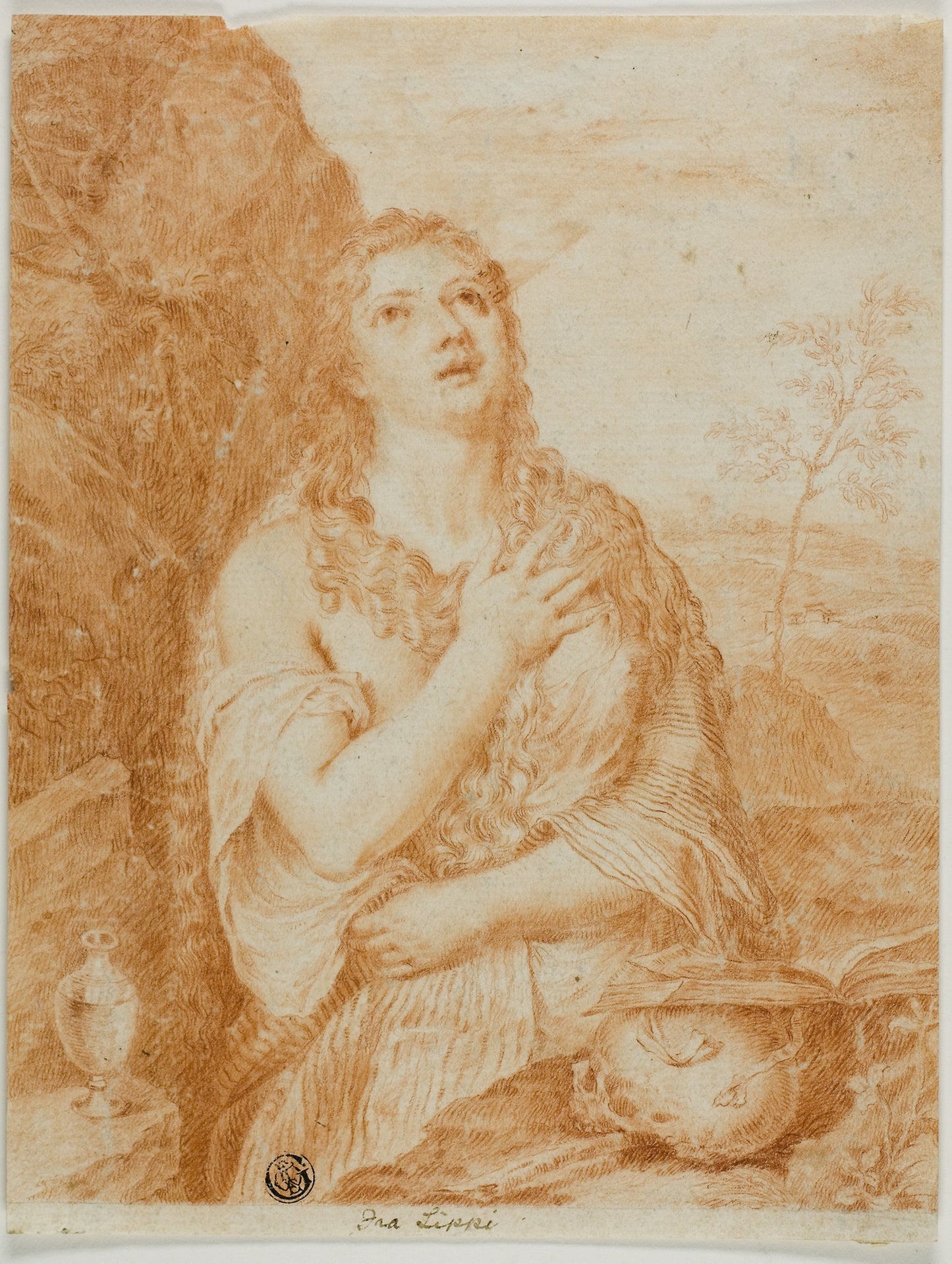 Penitent Magdalene -  After Tiziano Vecellio, called Titian,  Poster Print Wall Art