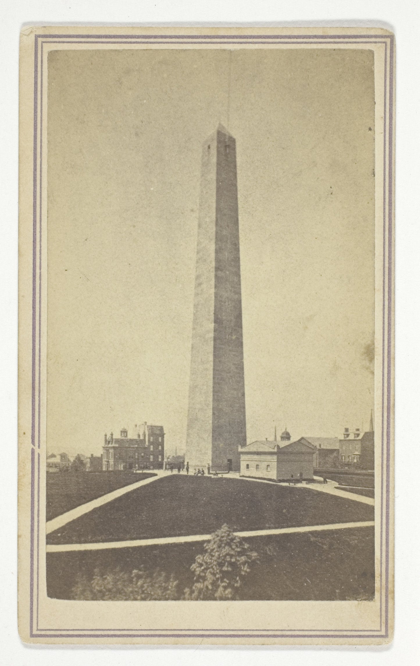 Bunker Hill Monument -  J. J. Hawes,  Poster Print Wall Art