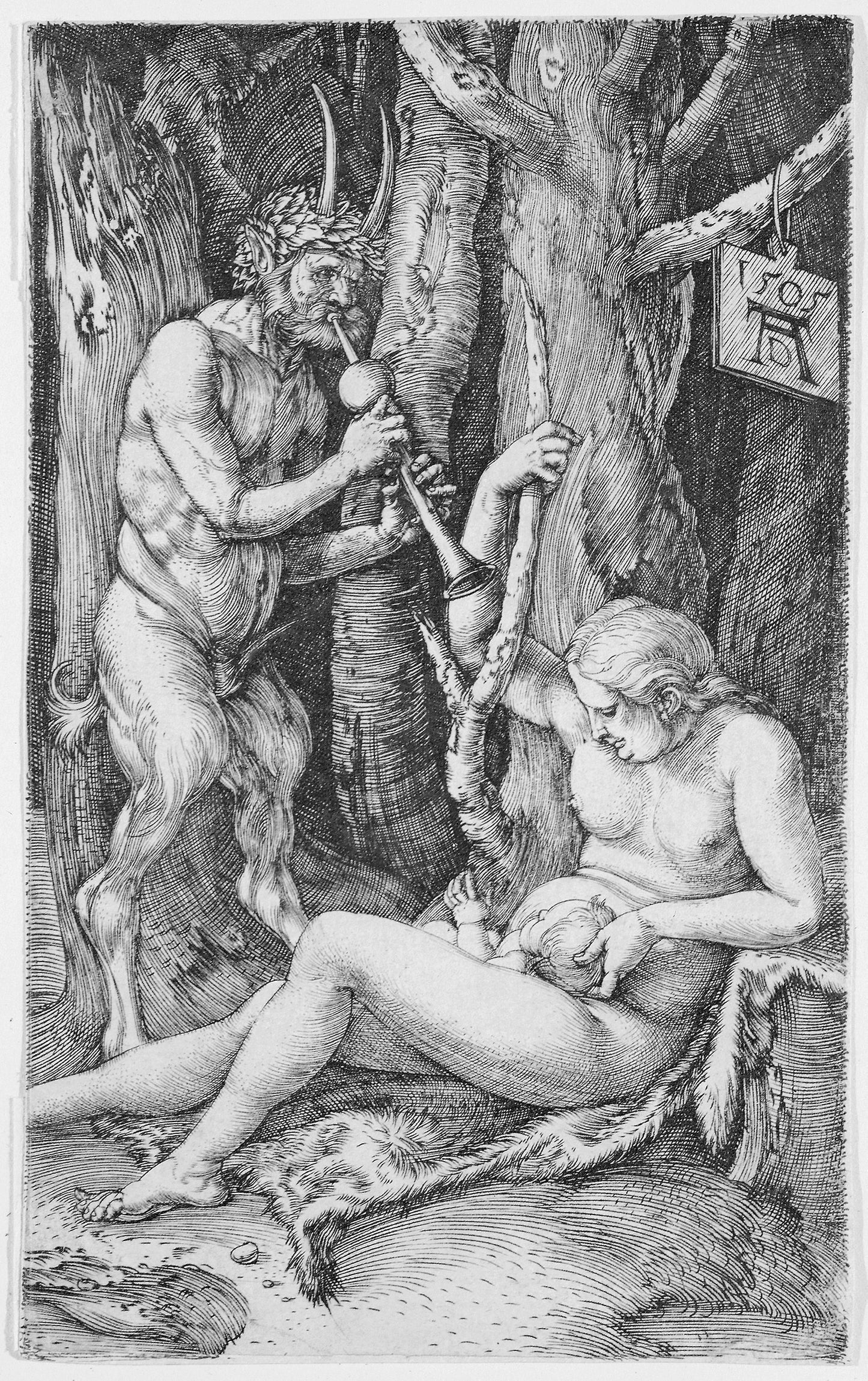 Satyr Family -  Albrecht Dürer,  Poster Print Wall Art
