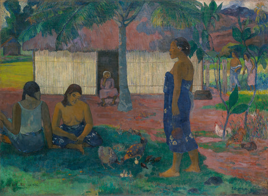 No te aha oe riri (Why Are You Angry?): Paul Gauguin,16x12"(A3) Poster