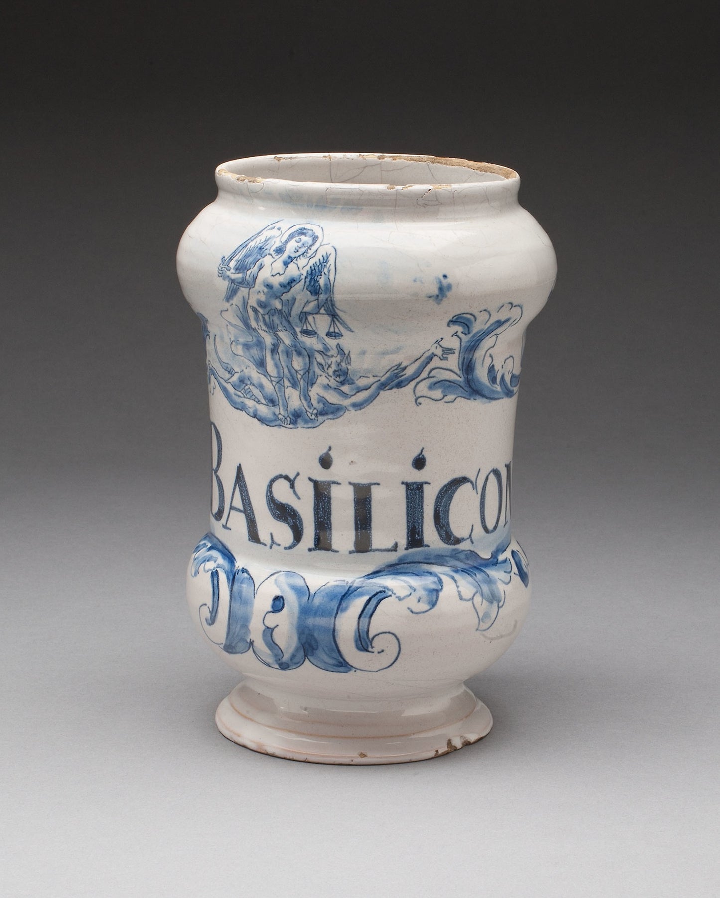 Pharmacy Jar -  Italy, probably Savona,  Poster Print Wall Art