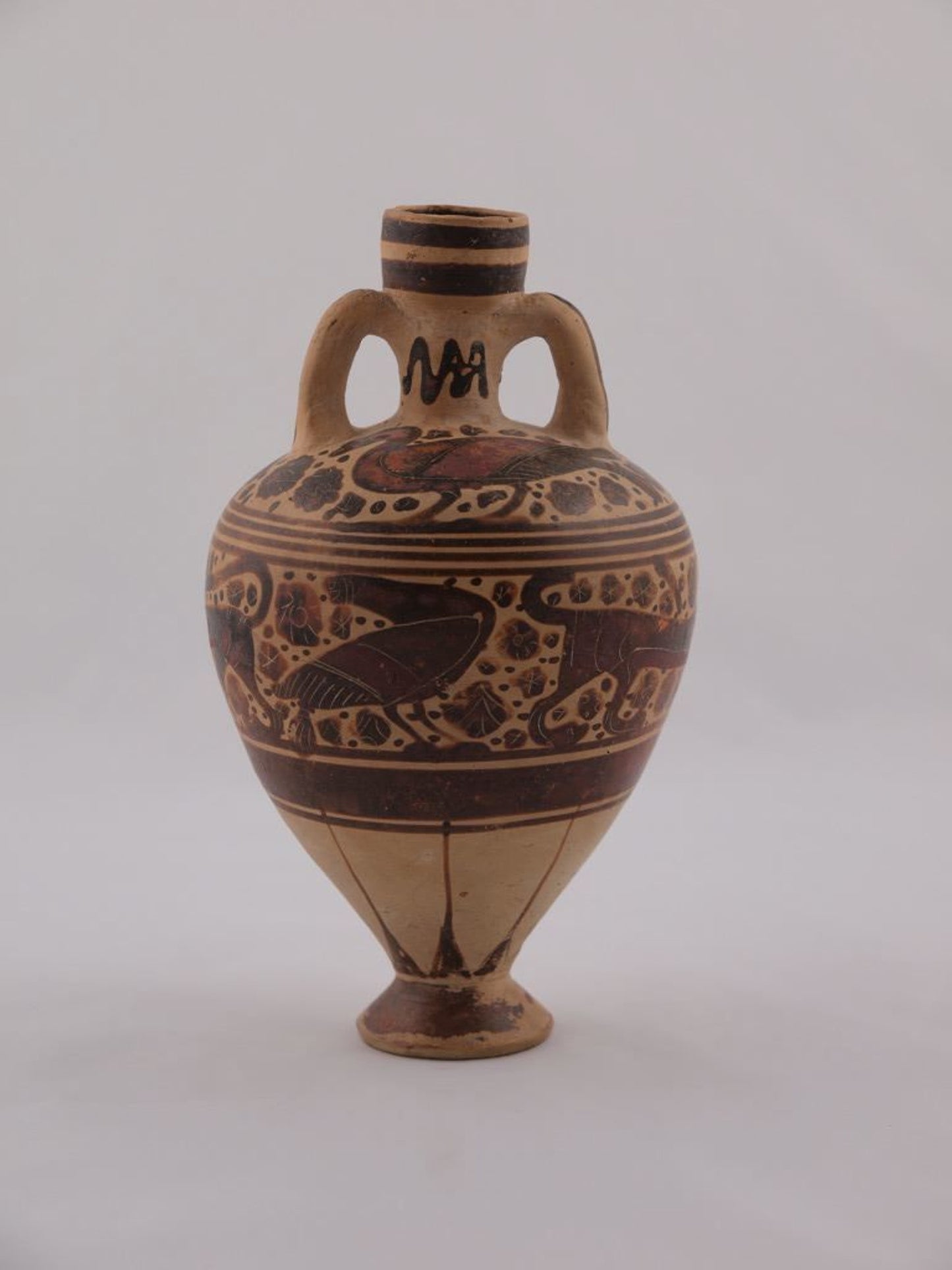 Amphoriskos (Container for Oil) -  Greek; Corinth,  Poster Print Wall Art