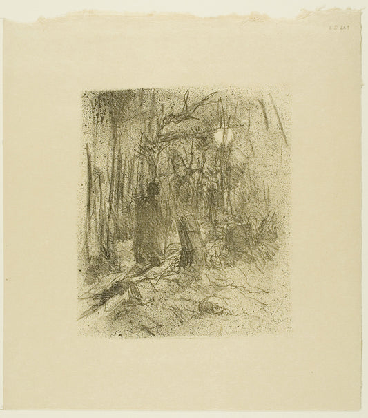 Busk Cemetery, from Au Pied du Sinaï: Henri de Toulouse-Lautrec,16x12"(A3) Poster