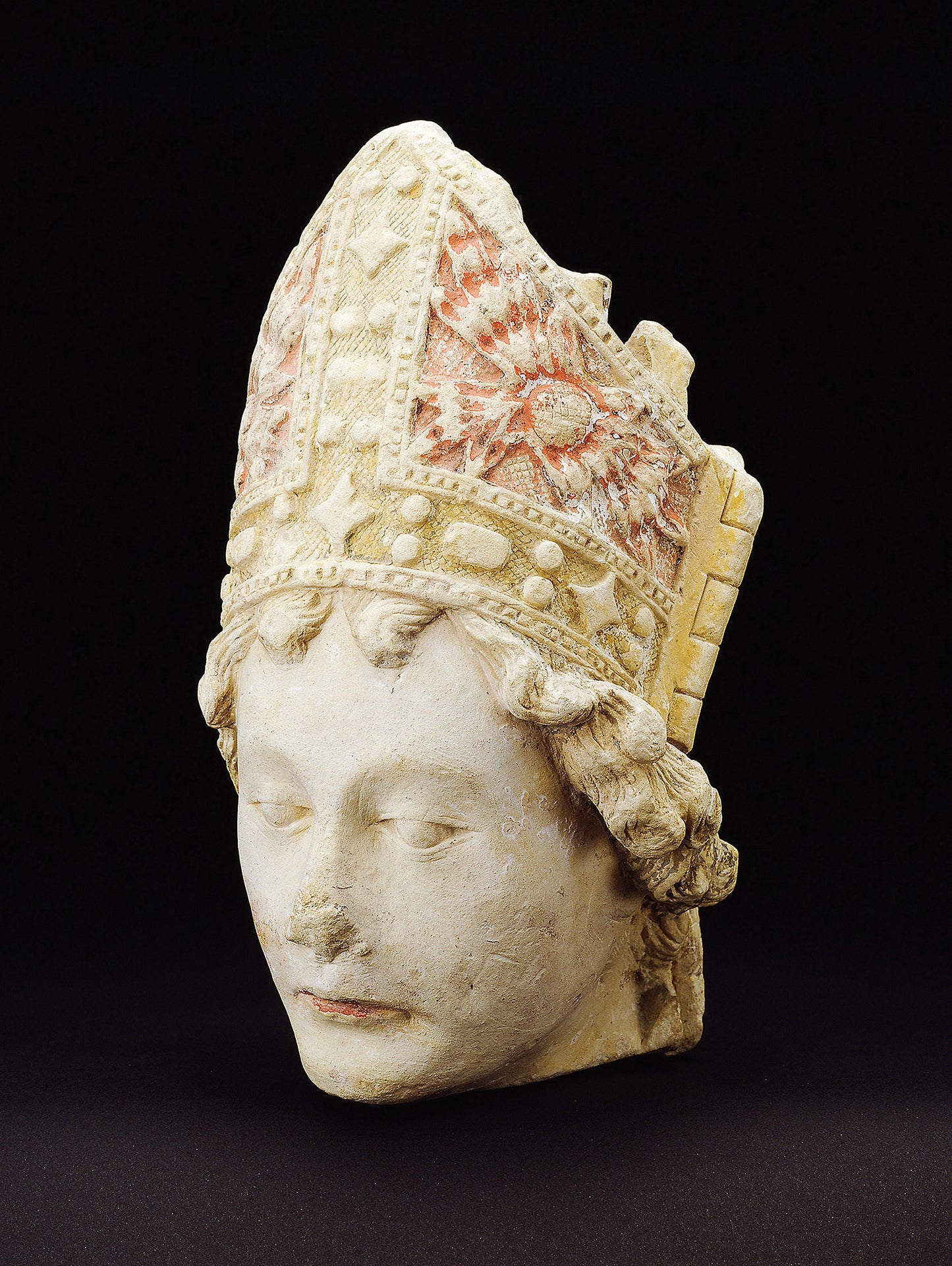 Head of a Bishop -  French, Périgord,  Poster Print Wall Art