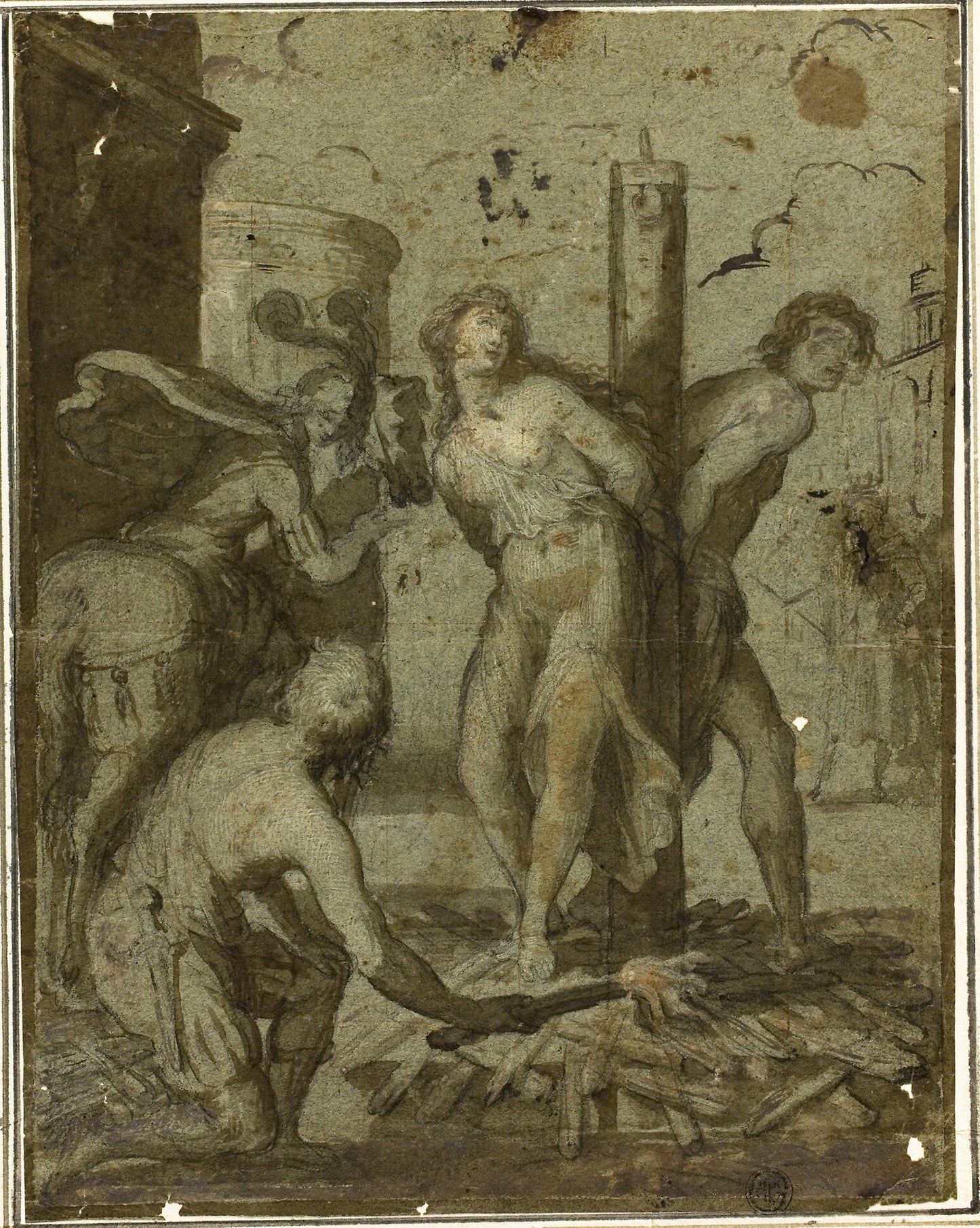 Linda and Sophronia Freed -  Clorinda -  Attributed to Elisabetta Sirani,  Poster Print Wall Art