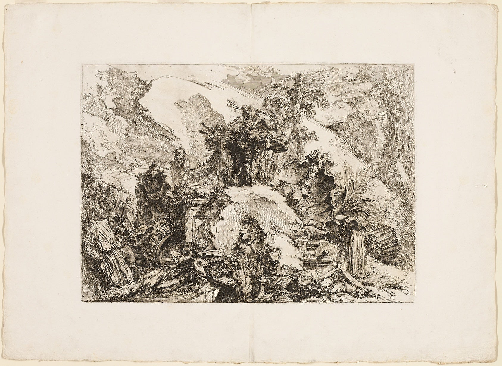 The Skeletons: Giovanni Battista Piranesi,16x12"(A3) Poster
