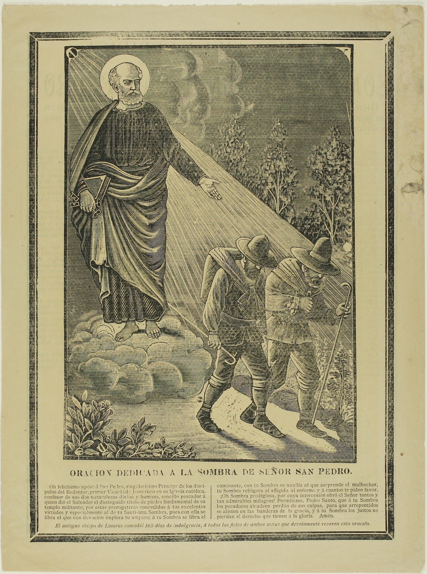 Prayer Dedicated to the Shadow of Saint Peter -  José Guadalupe Posada,  Poster Print Wall Art