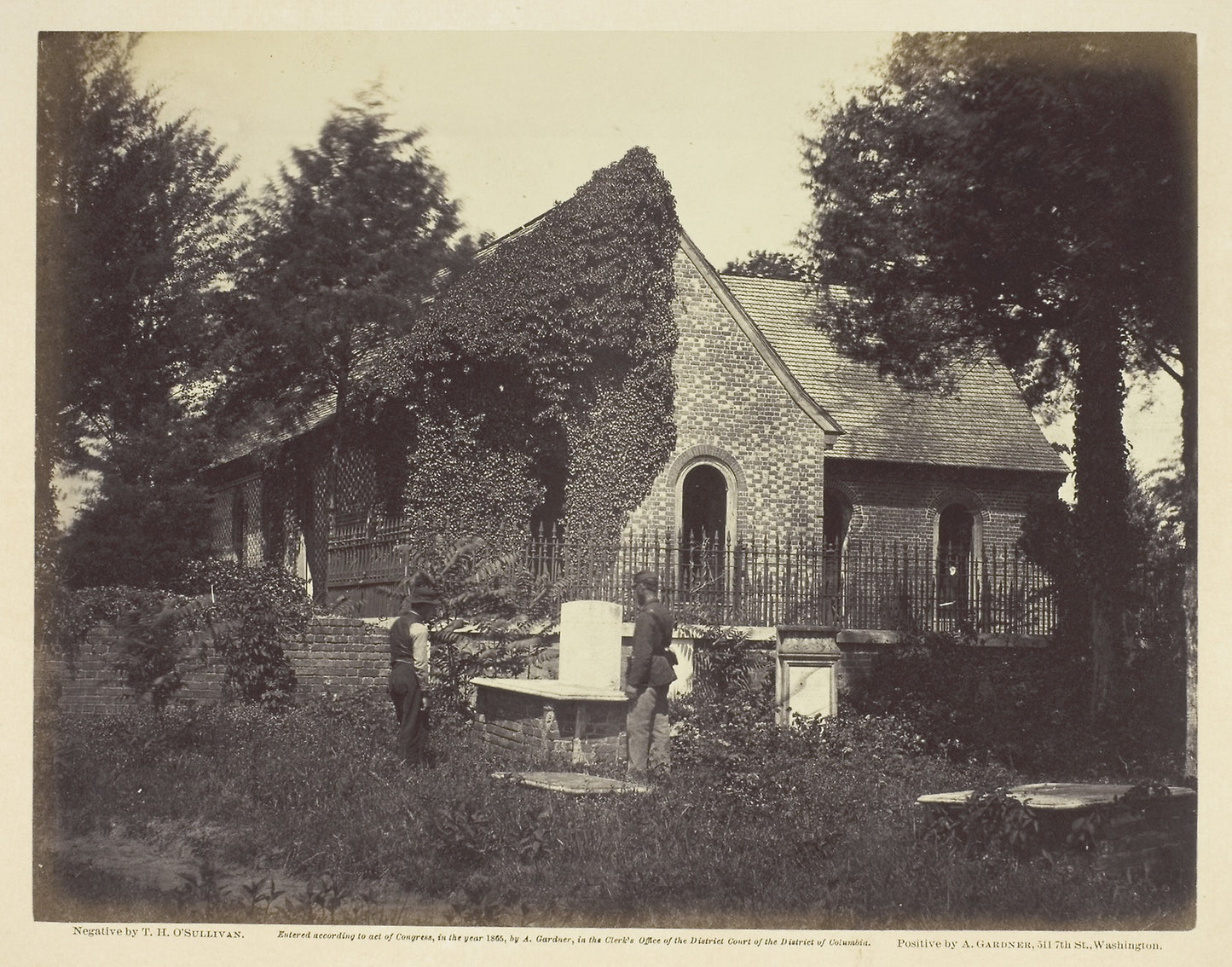 Blandford Church, Petersburg, Virginia -  Timothy O'Sullivan ,  Poster Print Wall Art