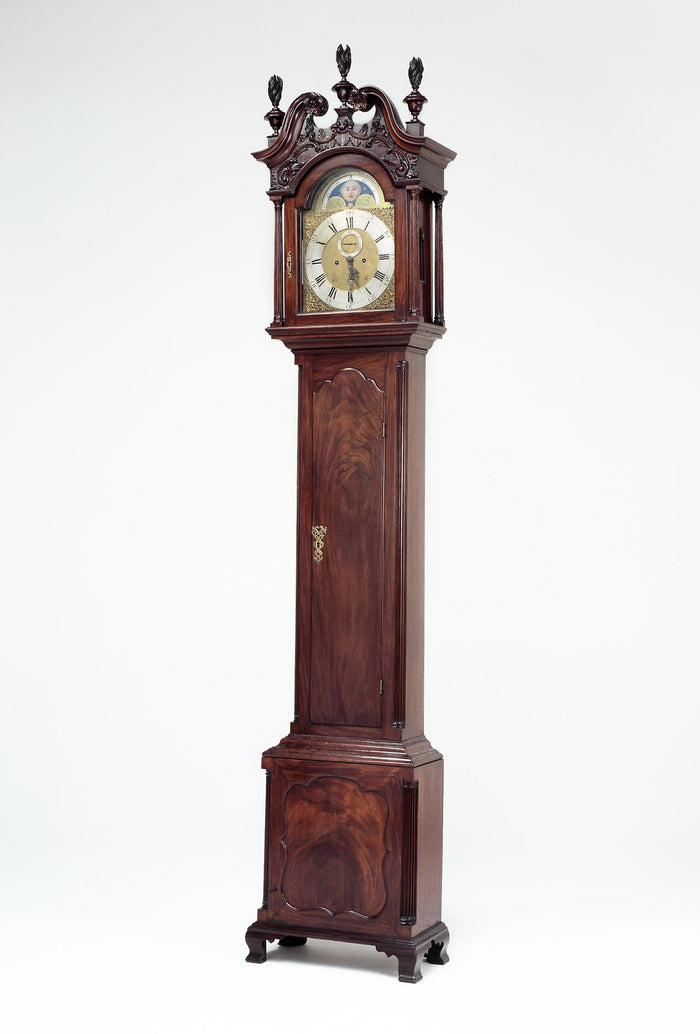 Tall Case Clock: Works: John Wood Jr.,16x12