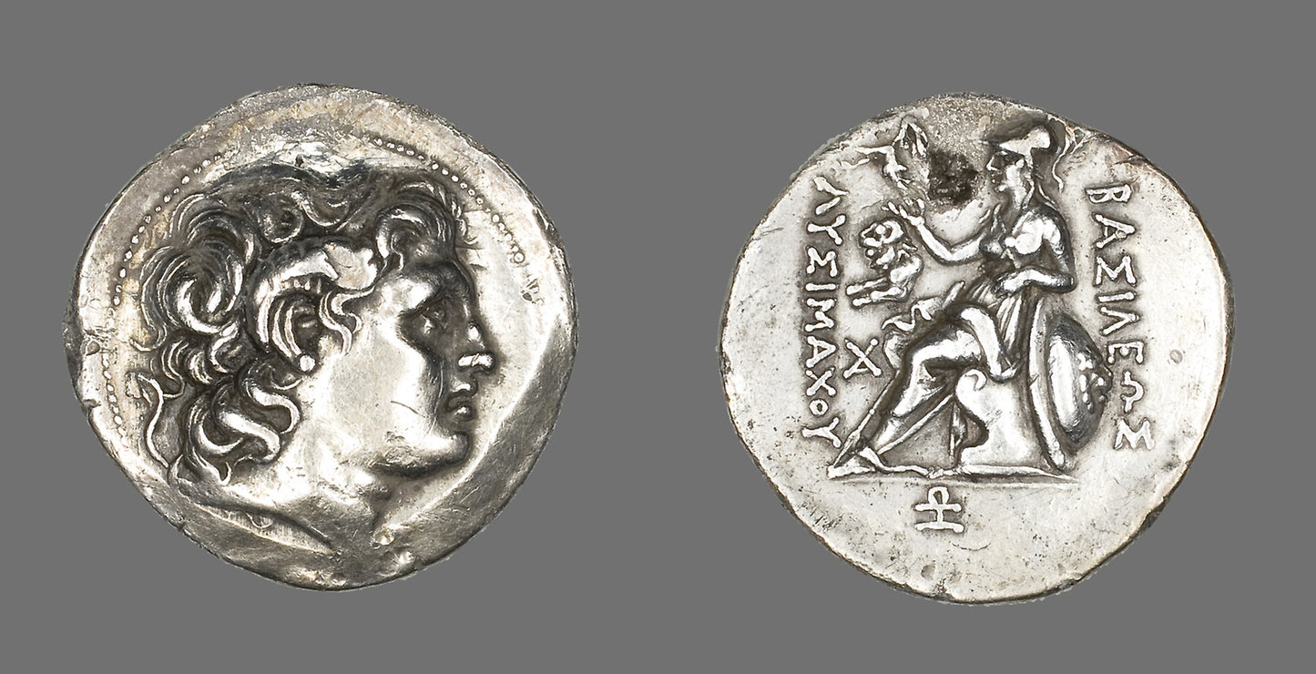 Tetradrachm (Coin) Portraying Alexander the Great -  Greek; Thrace,  Poster Print Wall Art