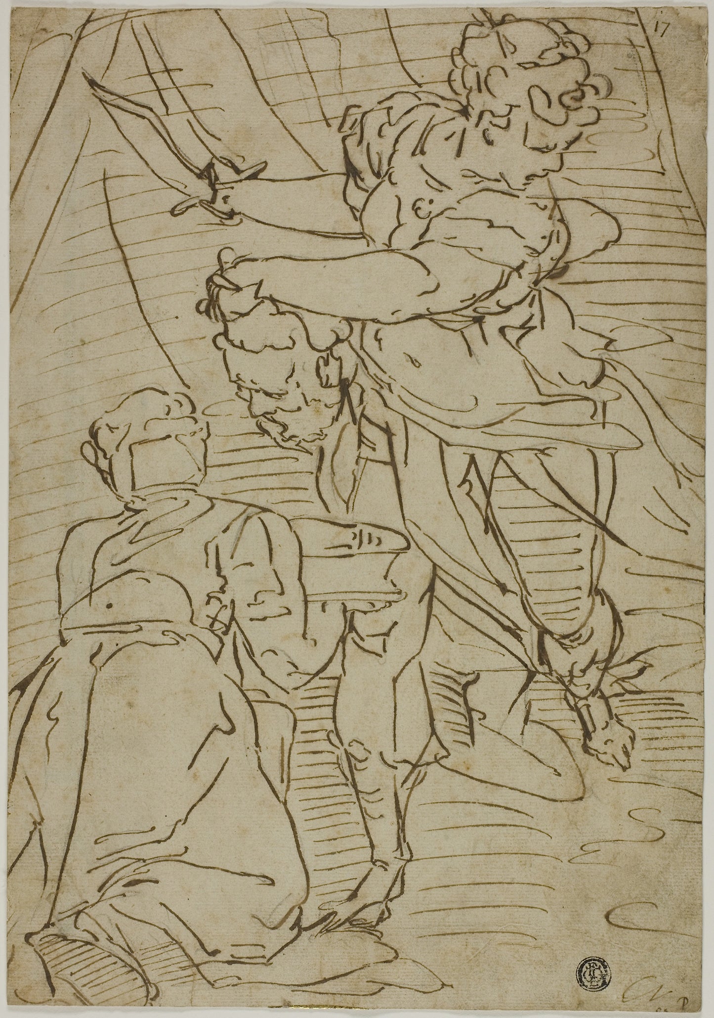 Judith with the Head of Holofernes -  School of Luca Cambiaso,  Poster Print Wall Art